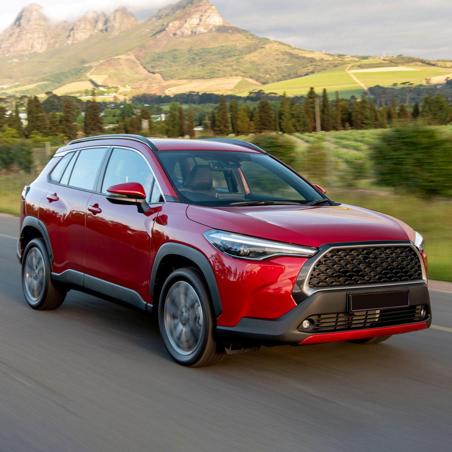 2022-2023 Toyota Corolla Cross LED Fog Lights Kit Chrome Housing/Clear Lens