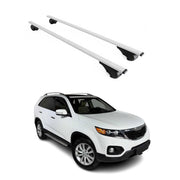 2011-2013 Kia Sorento Roof Rack Cross Bars Silver