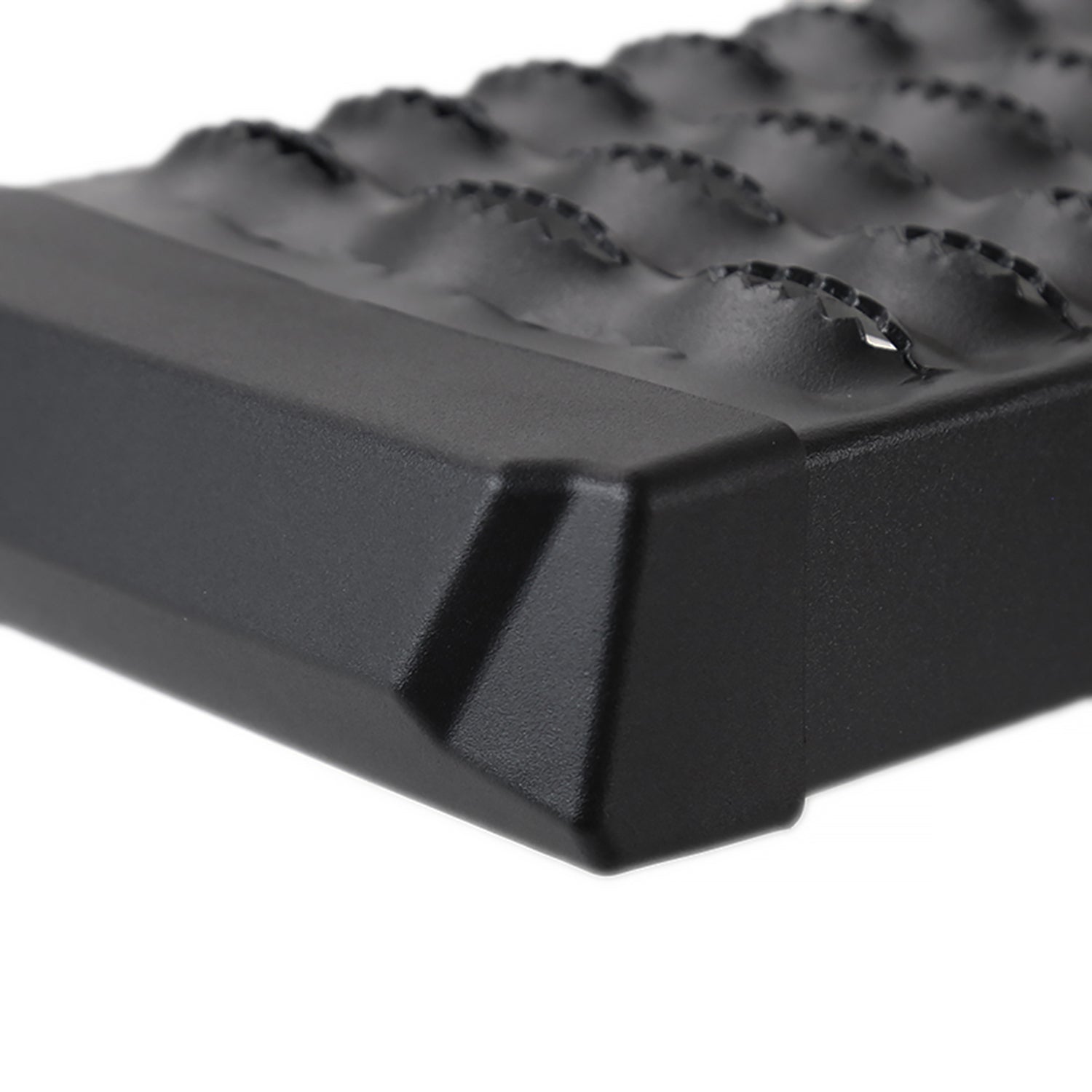 Universal Black Alu Hitch Mounted 6" Drop Rear Bumper Step For 2" Hitch Receiver