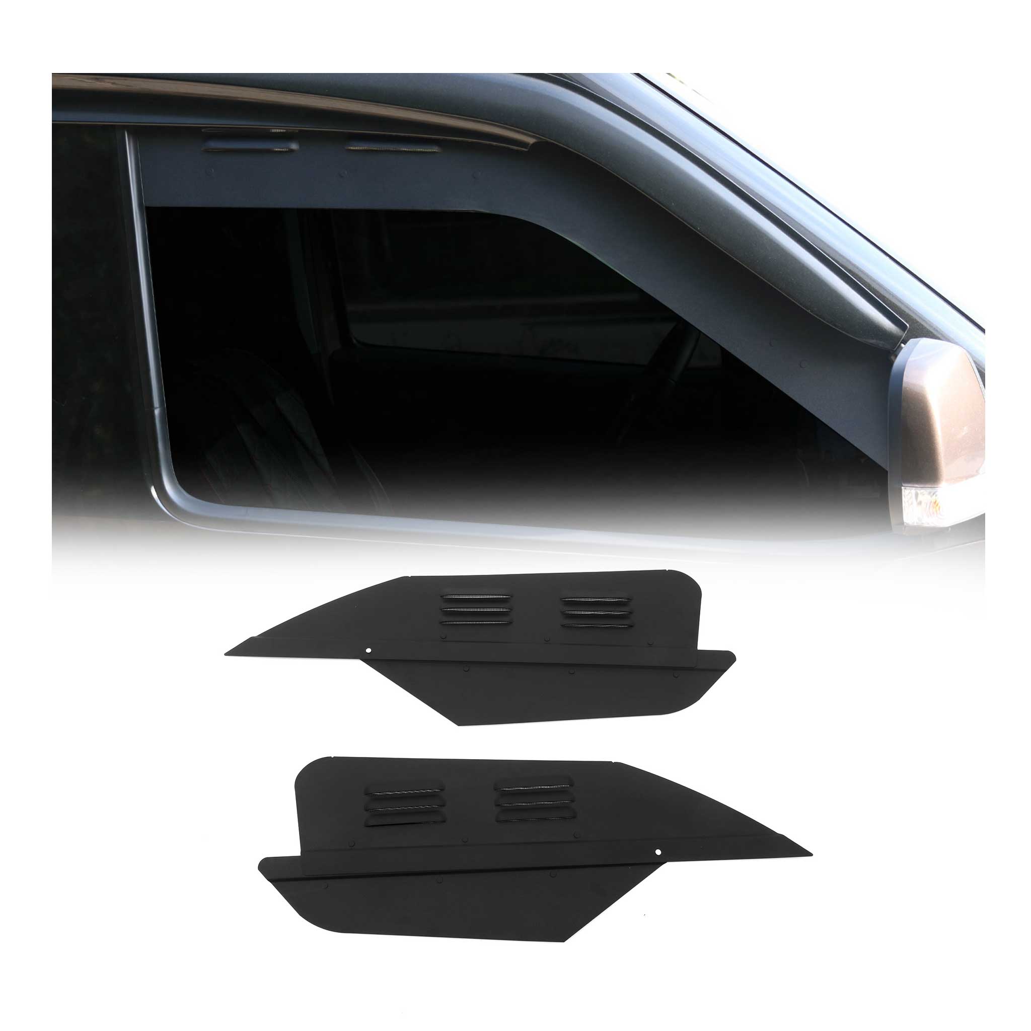 2015-2022 RAM ProMaster City Car Ventilation Window Air Vent Black