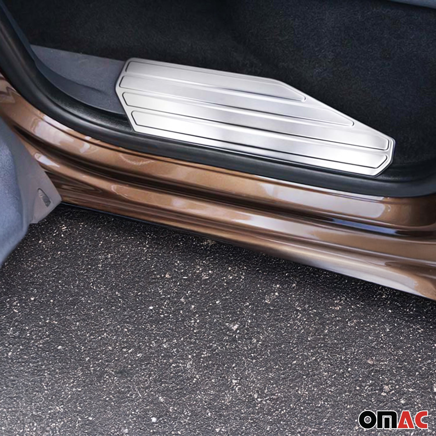 2010-2020 VW Amarok Door Sill Scuff Plate Scratch Protector Stainless Steel 4 Pcs