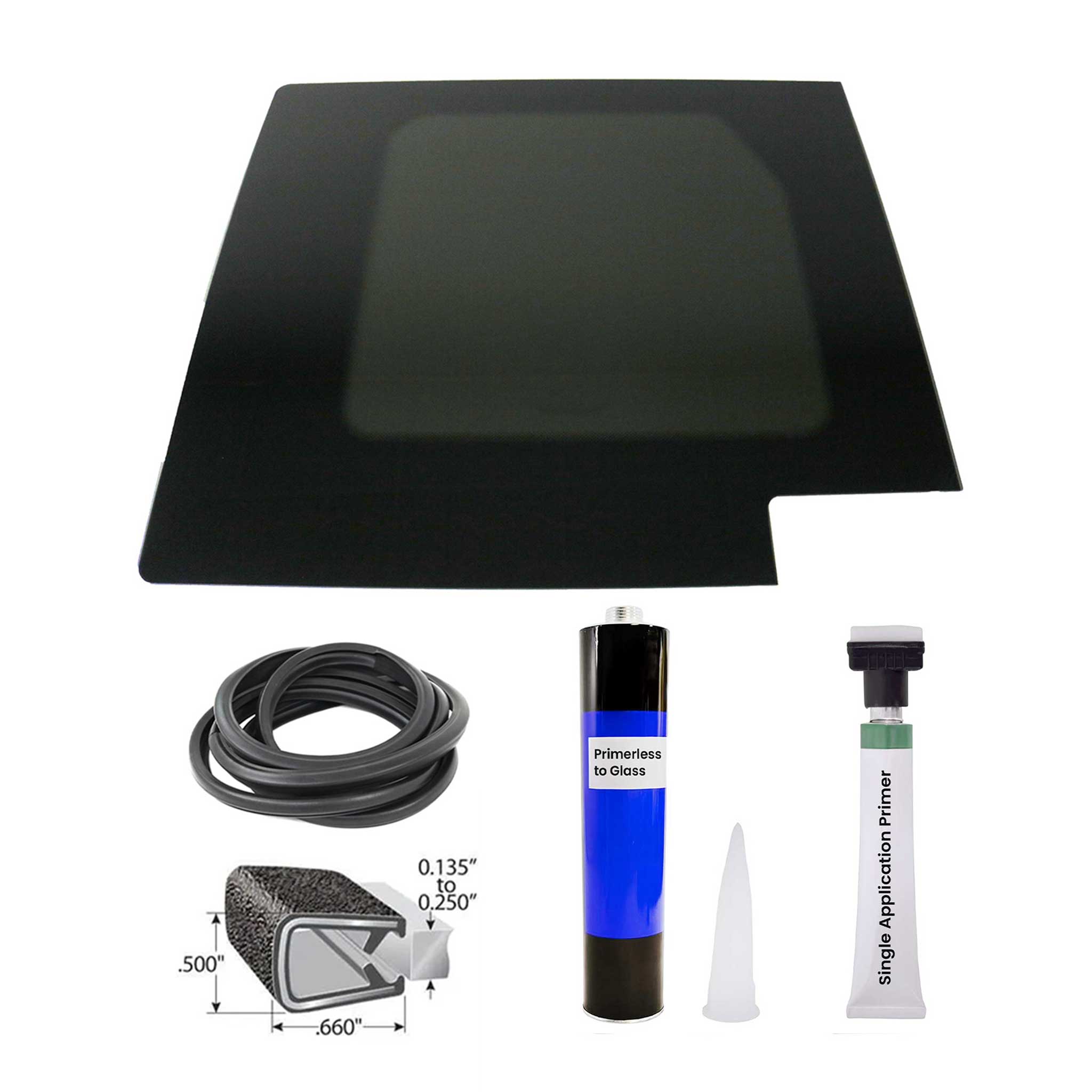 2014-2026 RAM ProMaster Window Glass Fit Kit Rear Right Side Sliding Door L3