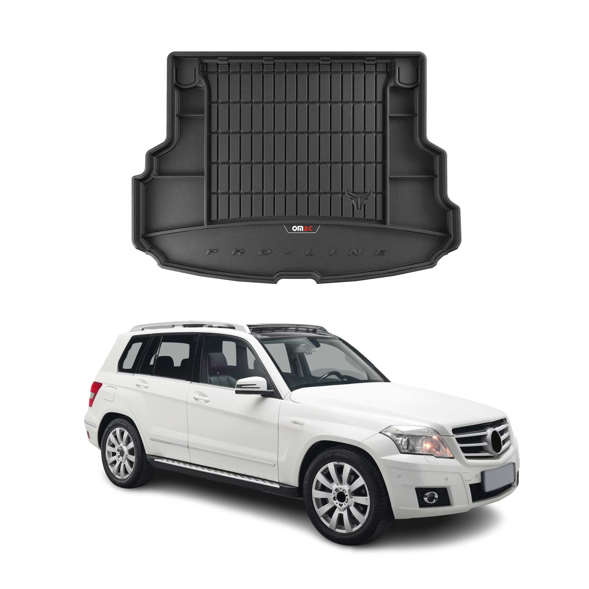 2009-2015 Mercedes GLK Class X204 Premium Cargo Liner Trunk Mat All Weather Heavy Duty Black