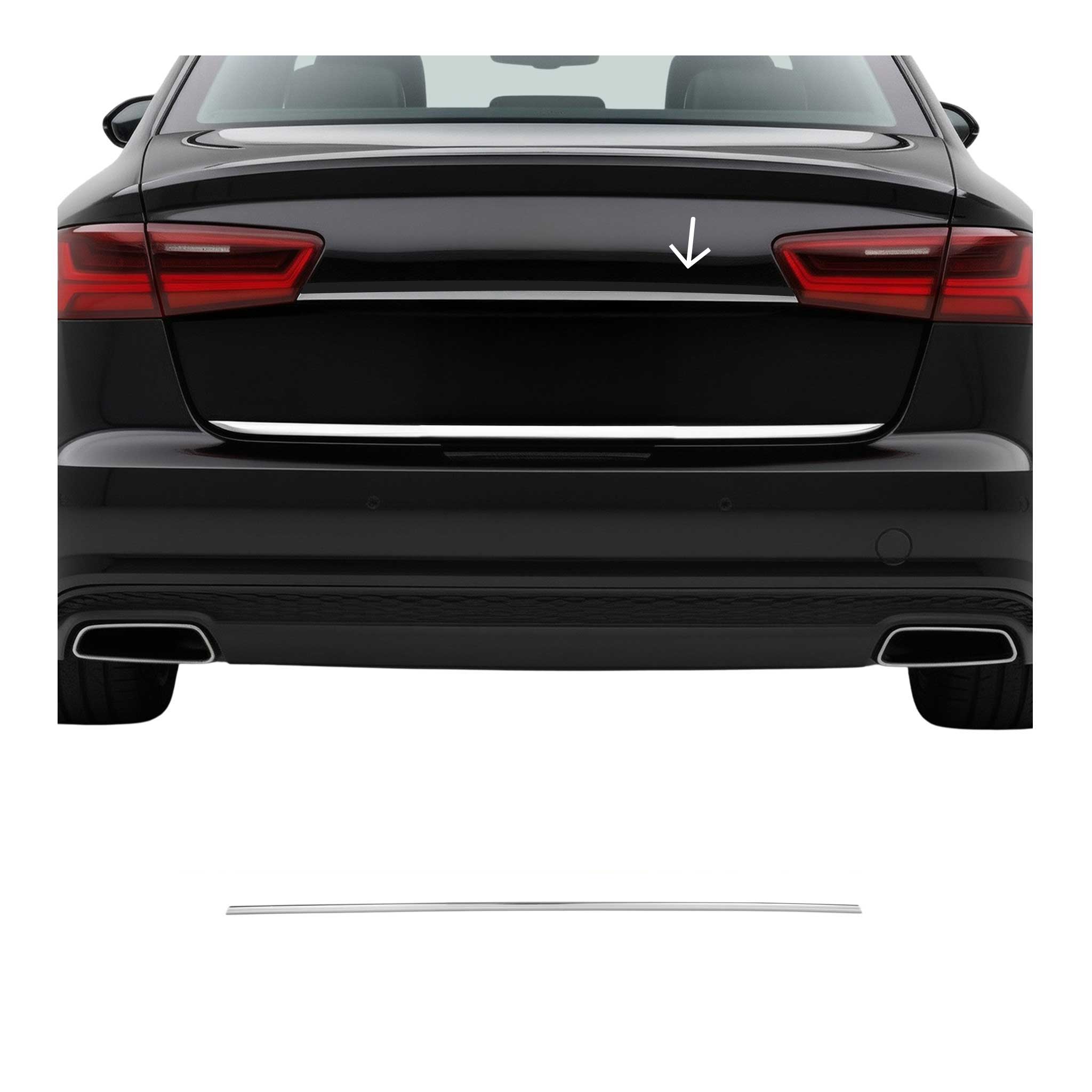 2012-2015 Audi A6 C7 Pre-Fl Sedan Trunk Door Handle Cover Stainless Steel