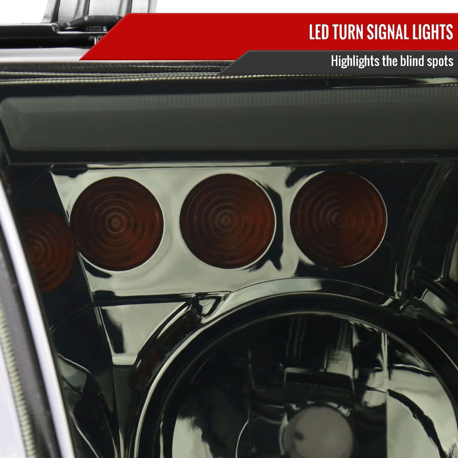 2007-2013 Toyota Tundra/2008-2017 Sequoia LED Tube Factory Headlights Smoke