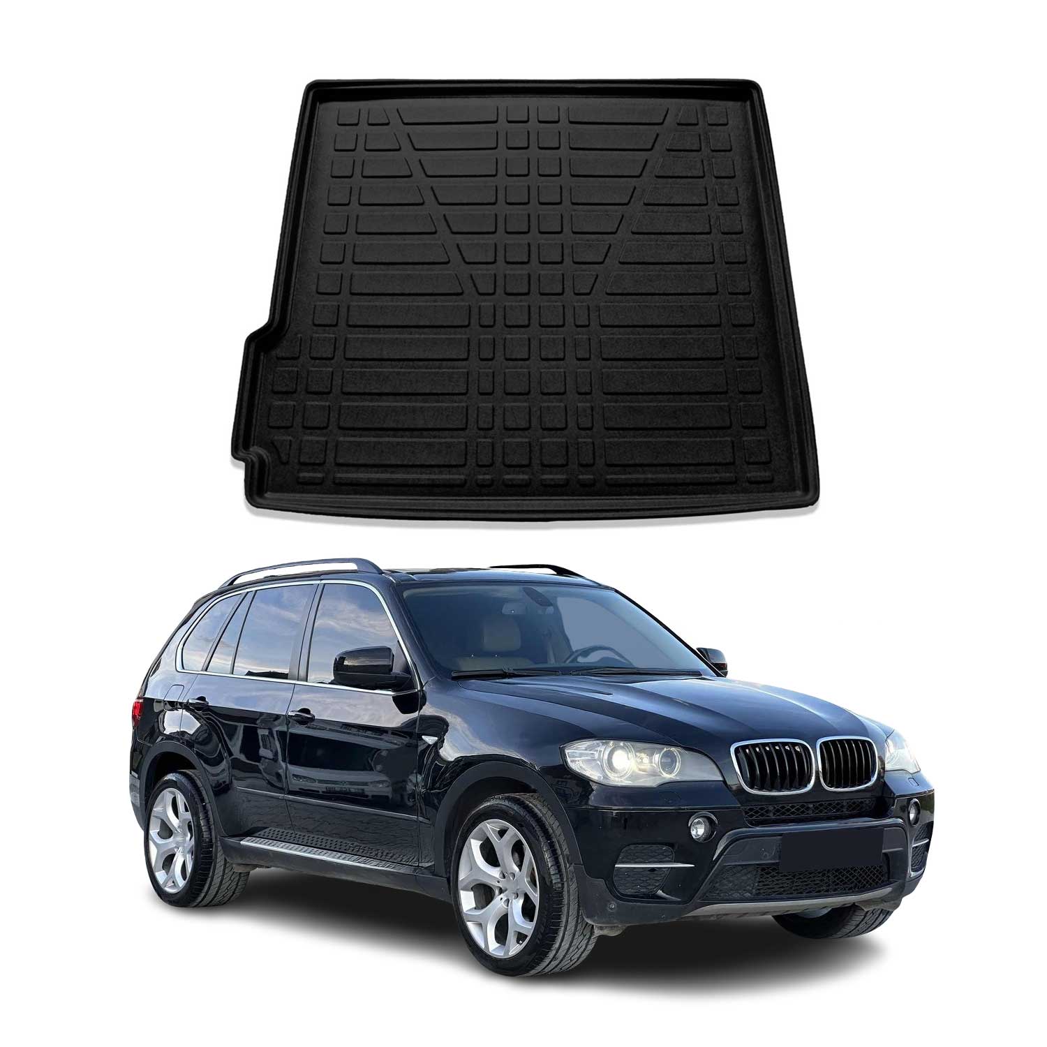 2014-2018 BMW X5 F15 Cargo Liner Trunk Mat All Weather Black