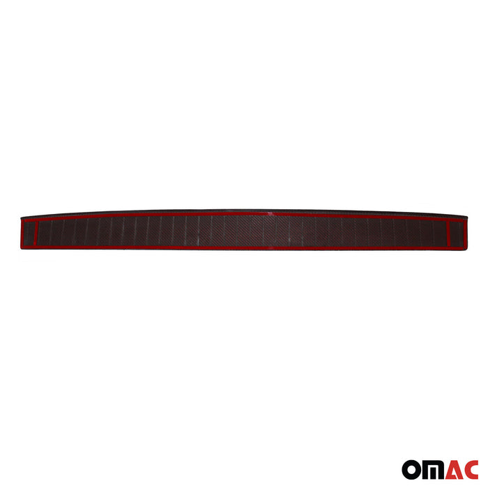 Rear Bumper Sill Cover Protector Guard for Mercedes Metris 2016-2024 Carbon Red