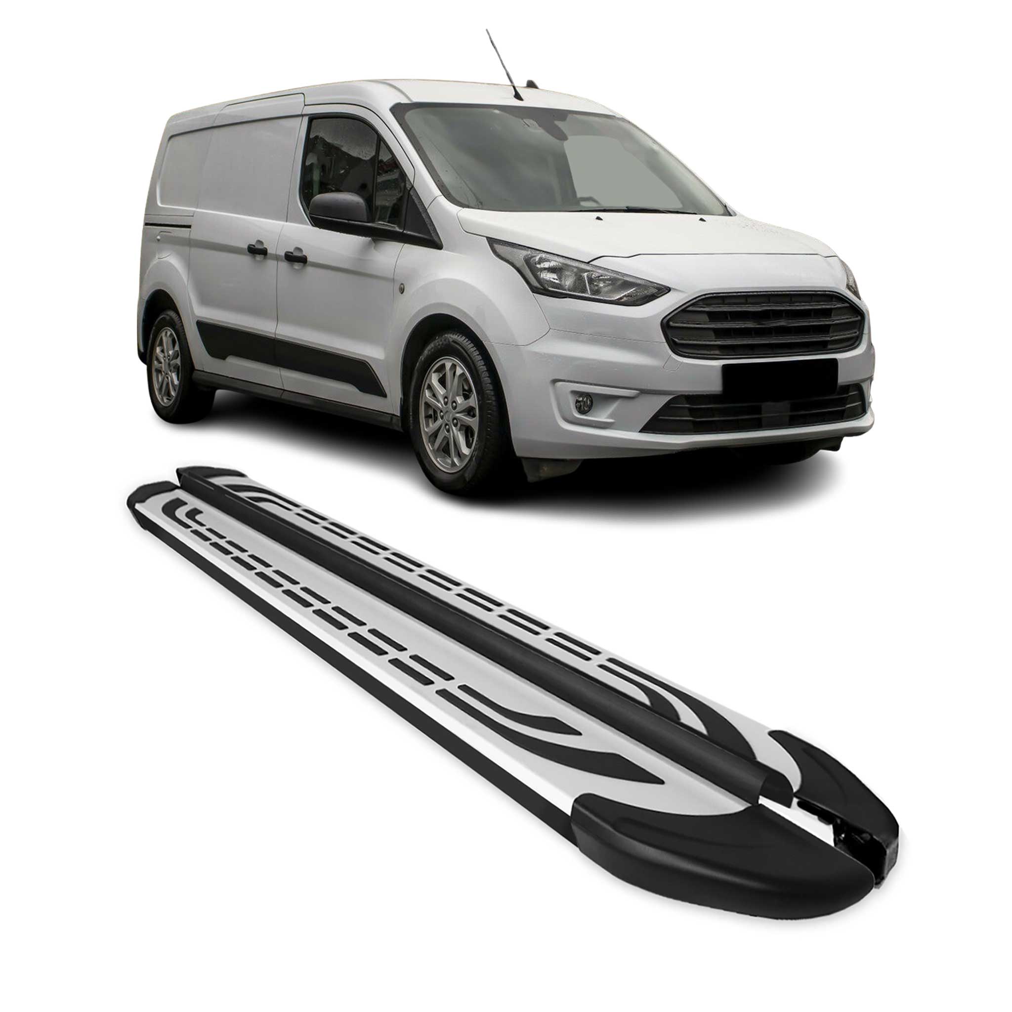 2020-2025 Ford Transit Connect Nerf Bar Side Step Running Boards Alu 2x