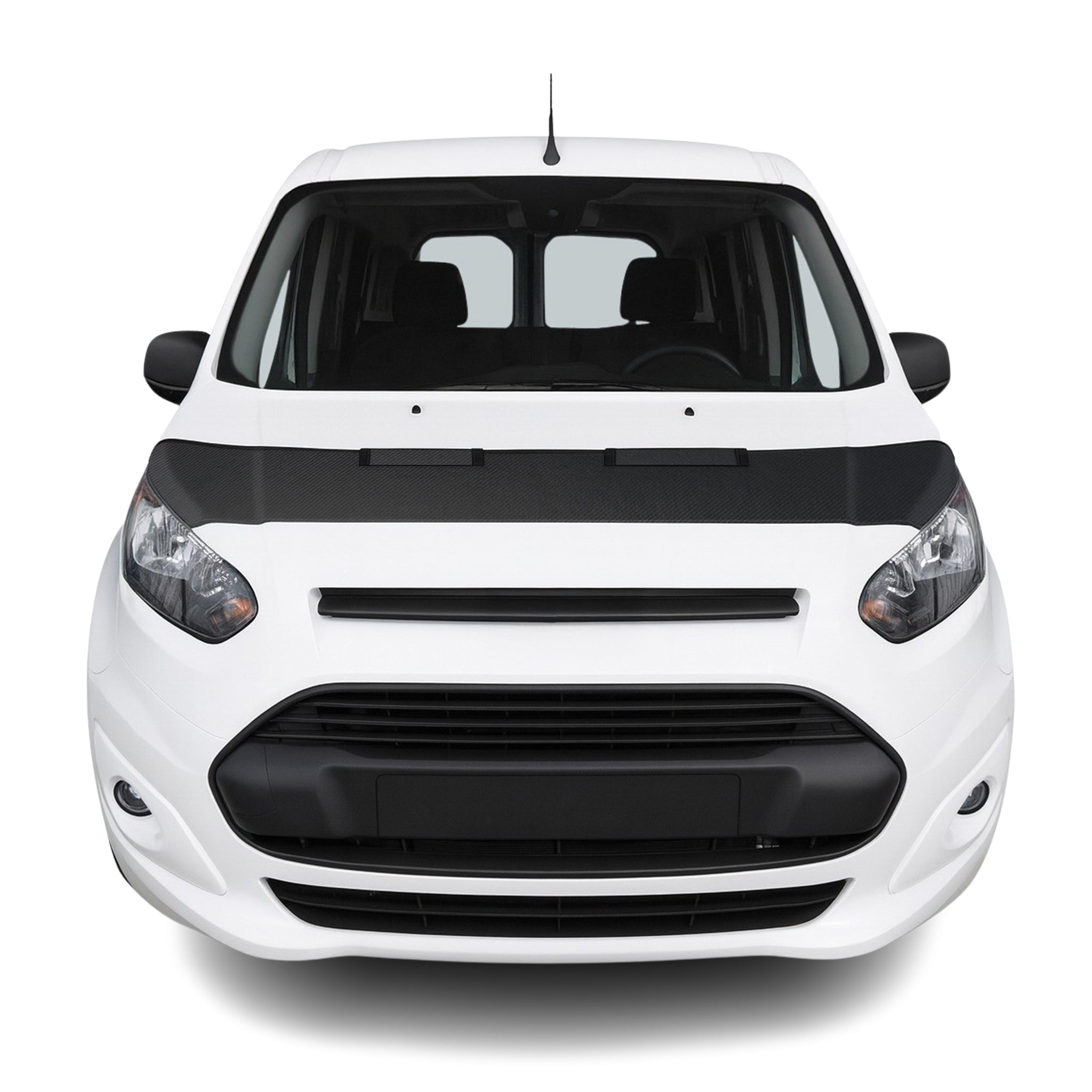 2014-2019 Ford Transit Connect Car Bonnet Mask Hood Bra Carbon Black 1 Pc
