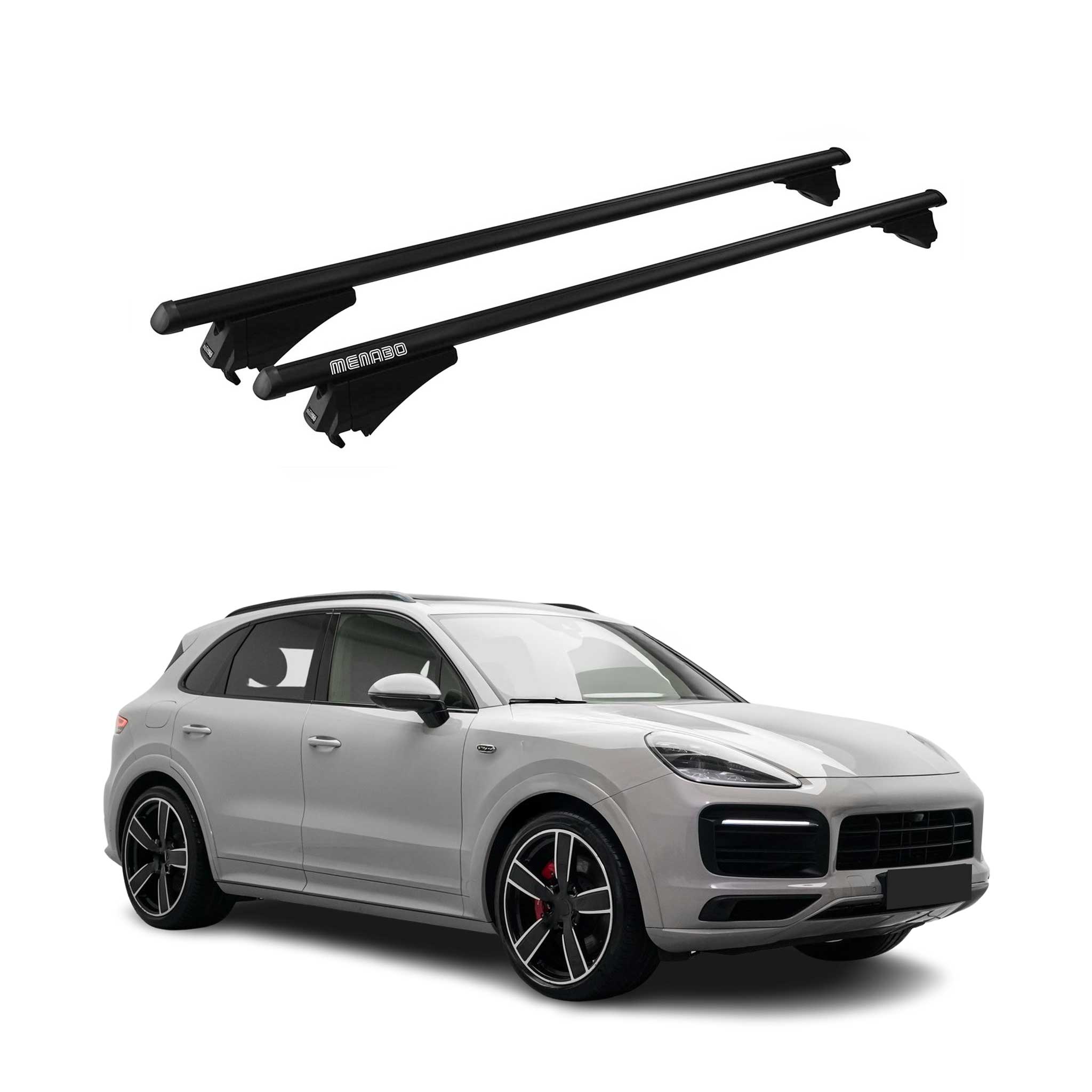 2019-2026 Porsche Cayenne Roof Rack Cross Bars Black