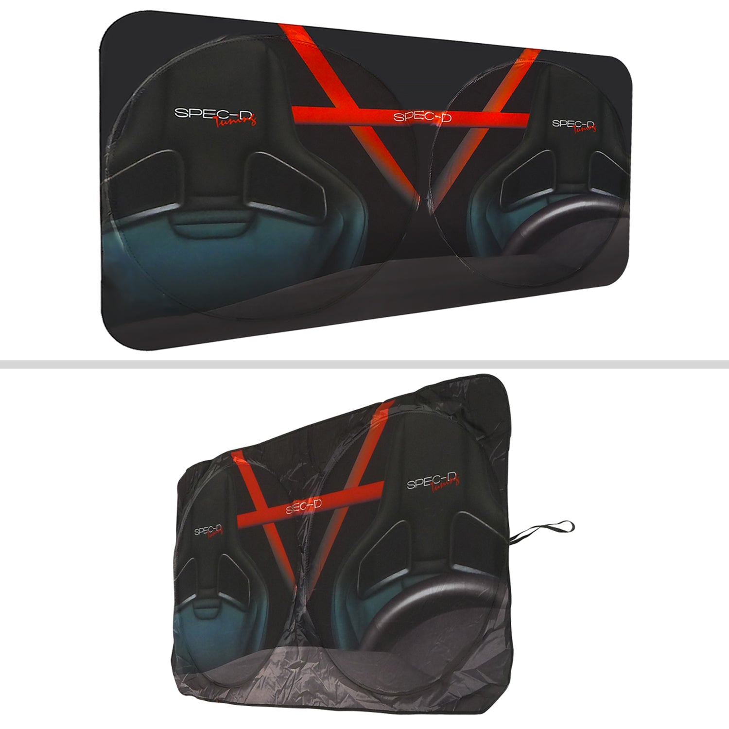 Universal Spec-D Tuning Front Glass Window Windshield Sun Shade UV Block