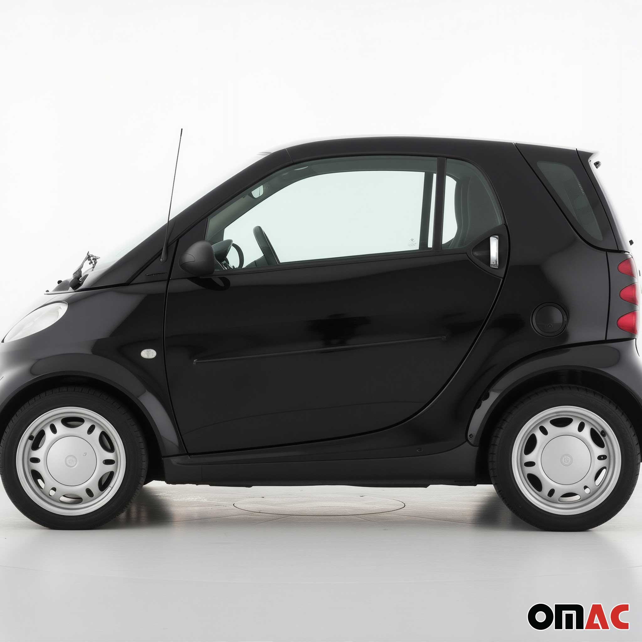 1998-2007 Smart ForTwo Car Door Handle Cover Trim Stainless Steel Chrome 2 Pcs