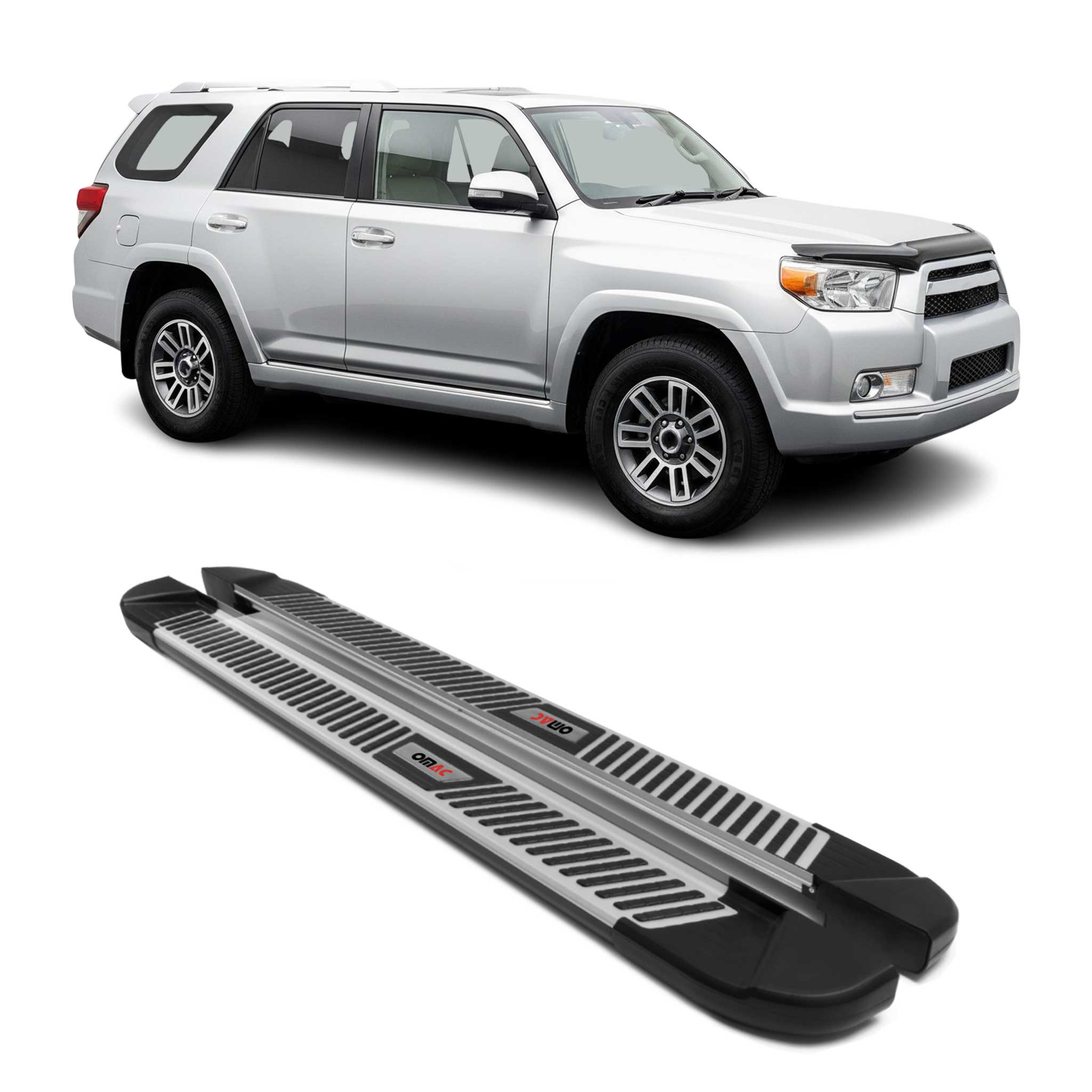2010-2013 Toyota 4Runner SR5 Nerf Bar Side Step Running Boards Alu 2x