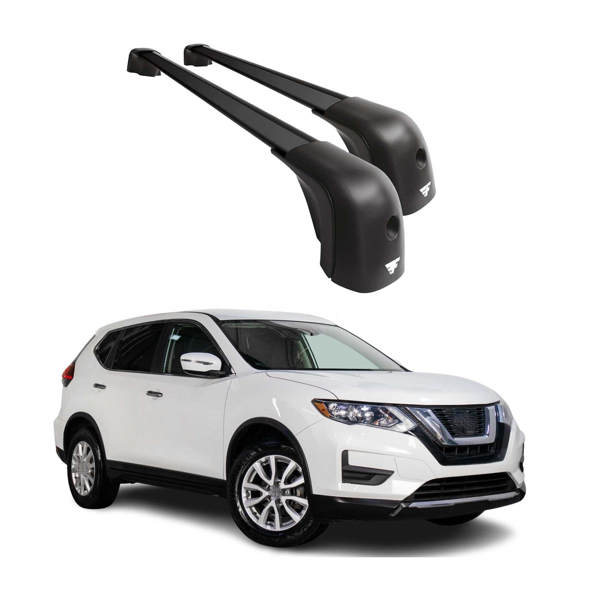 2014-2020 Nissan Rogue Roof Racks Cross Bars Black