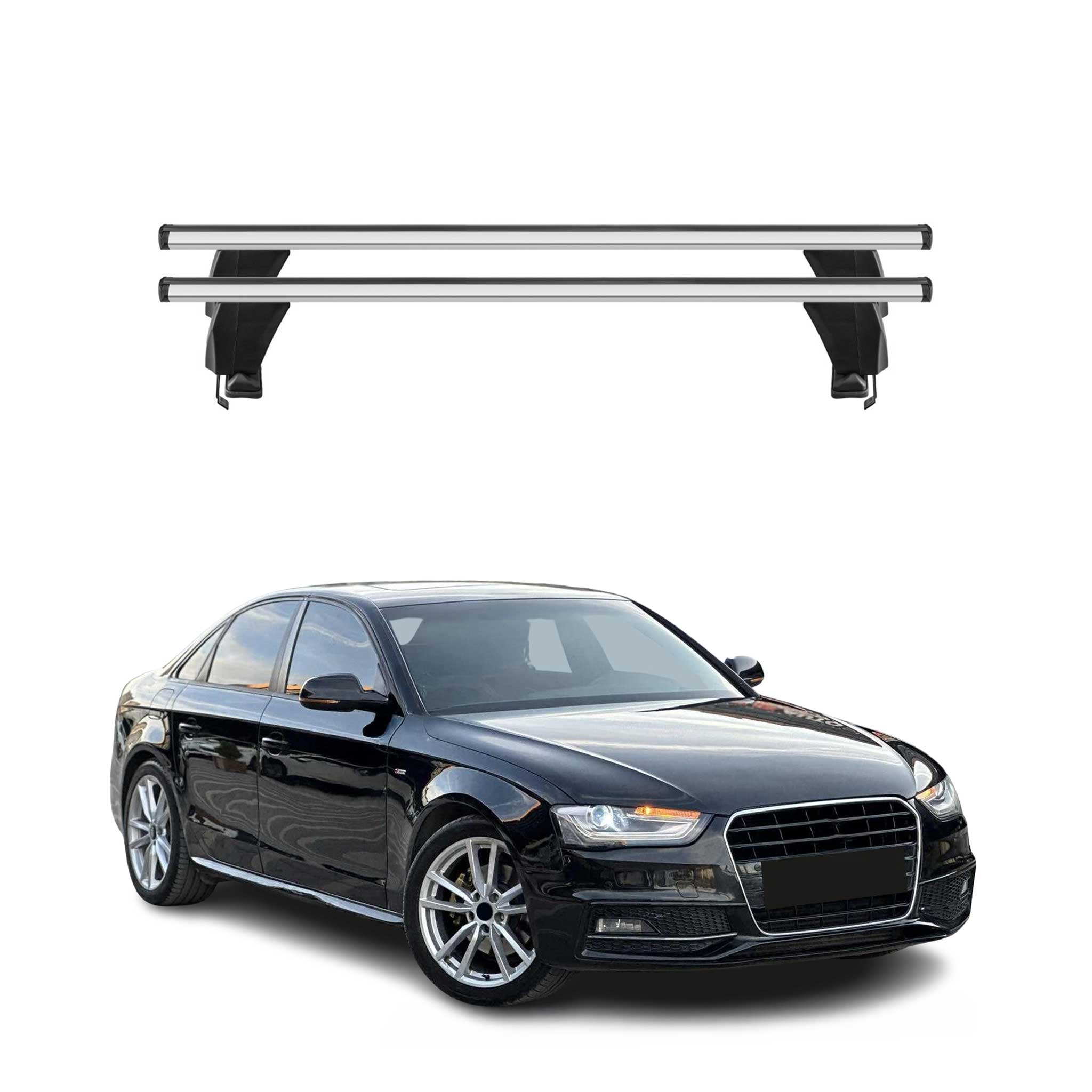 2009-2012 Audi A4 Avant Roof Rack Cross Bars Luggage Carrier 2 Pcs