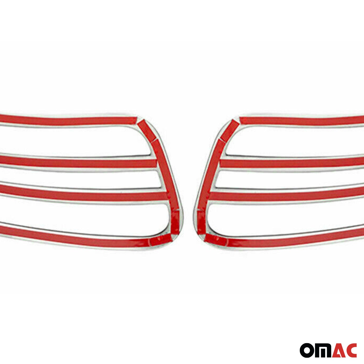 Front Bumper Grill Trim for Mercedes Sprinter W907 910 2019-2026 S.Steel 2Pcs