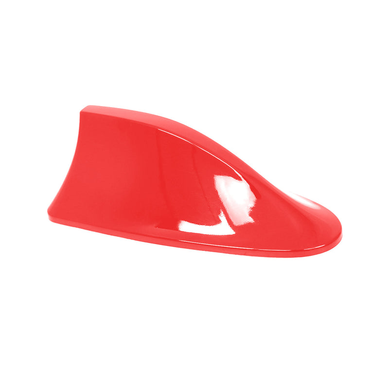 Car Shark Fin Antenna Roof Radio AM/FM Signal Aerial Accessories Red