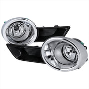 2008-2011 Toyota Highlander H11 Fog Lights Kit Chrome Housing/Clear Lens