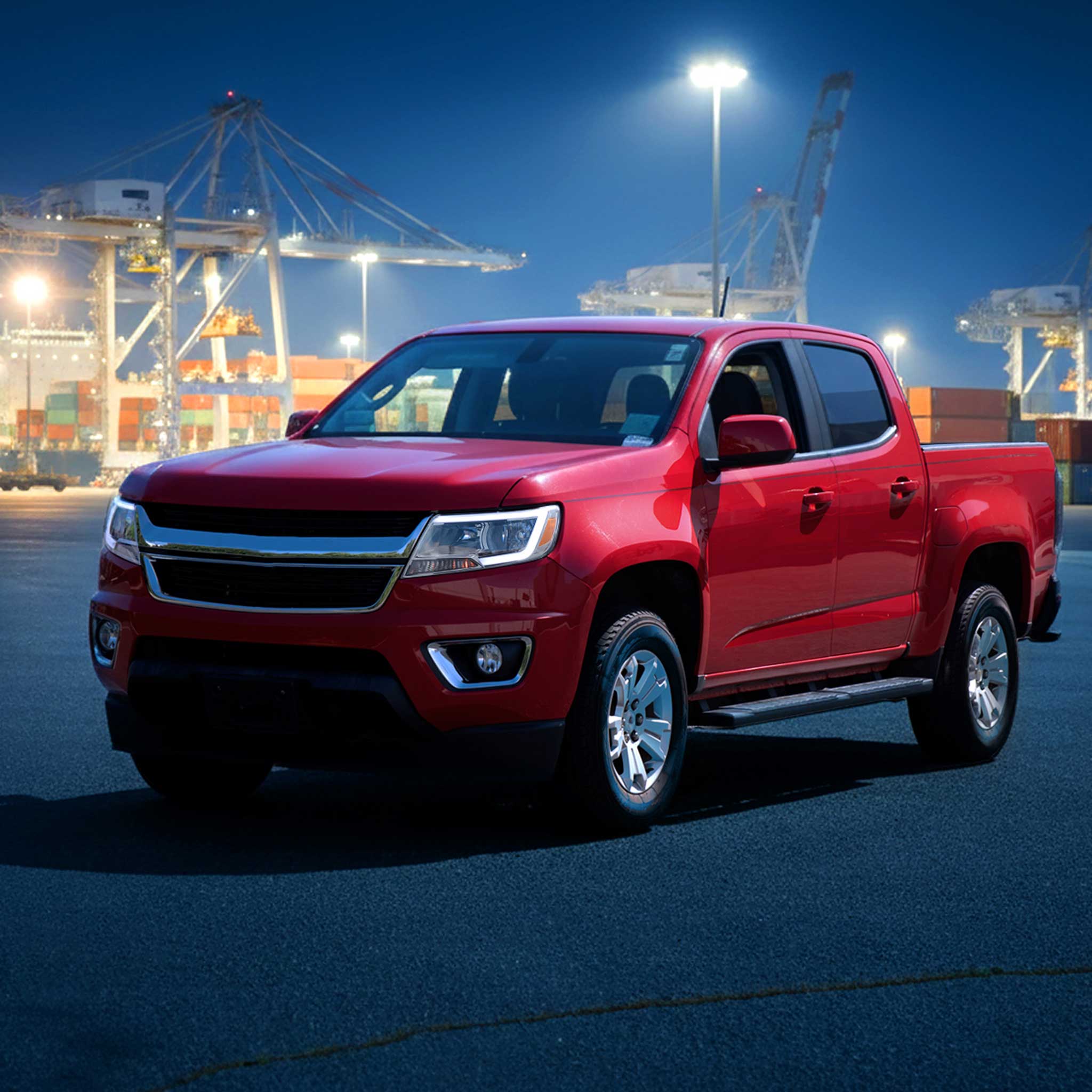 For Chevrolet Colorado 2015-2022 Headlights Switchback LED Bar Turn Signal Chrome Housing Clear Lens