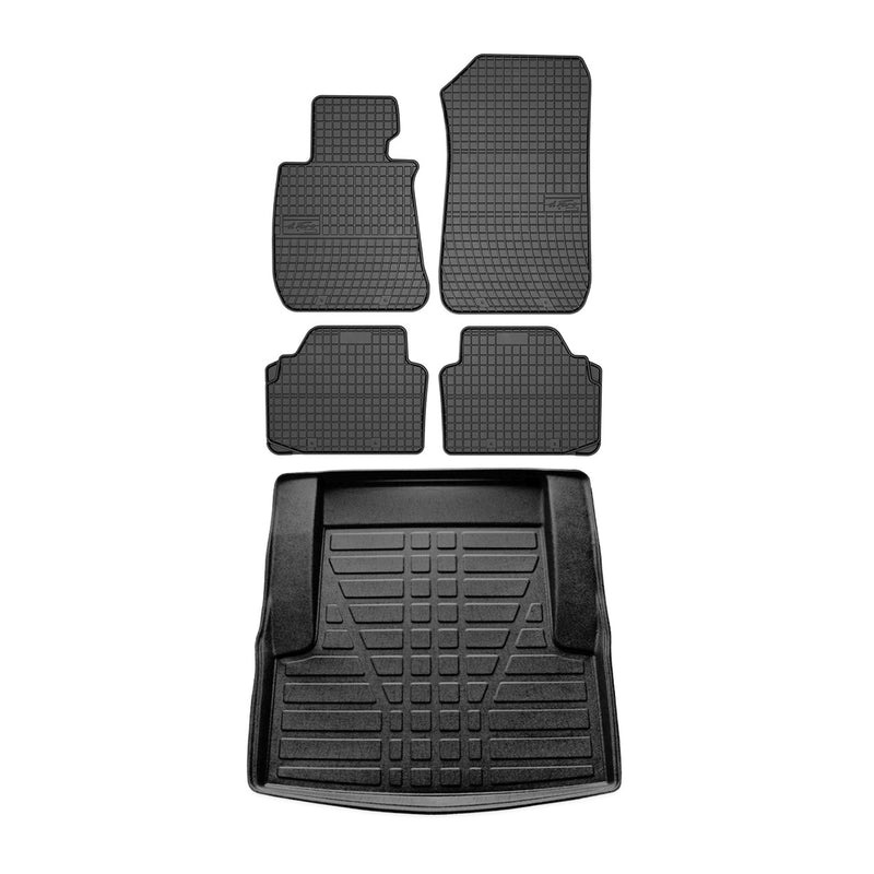 2004-2011 BMW 3 Series E90 Sedan Floor Mats Cargo Liner Set