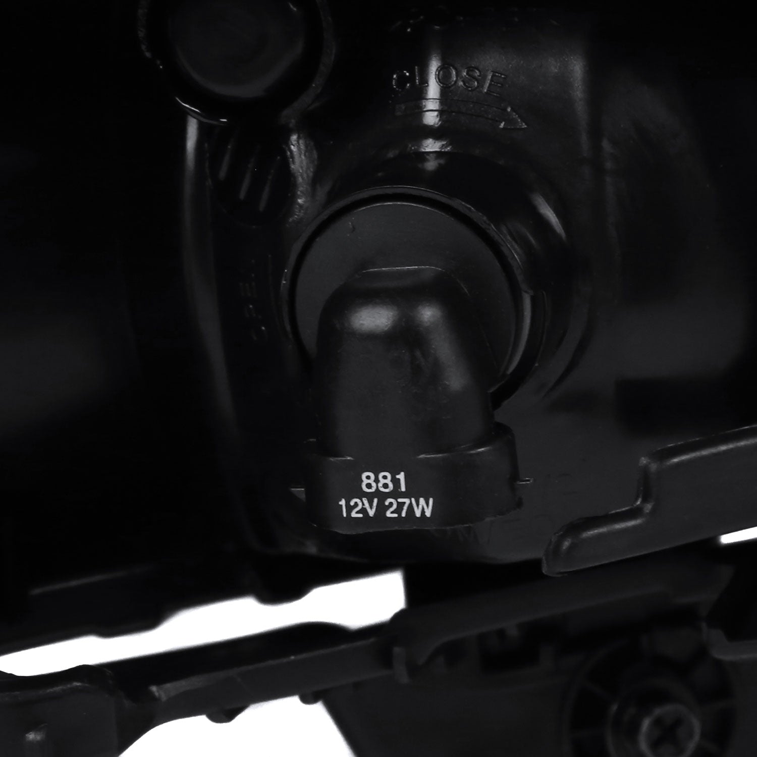 2011-2013 Hyundai Sonata 12V/27W 881 Fog Lights Kit Chrome/Clear Lens