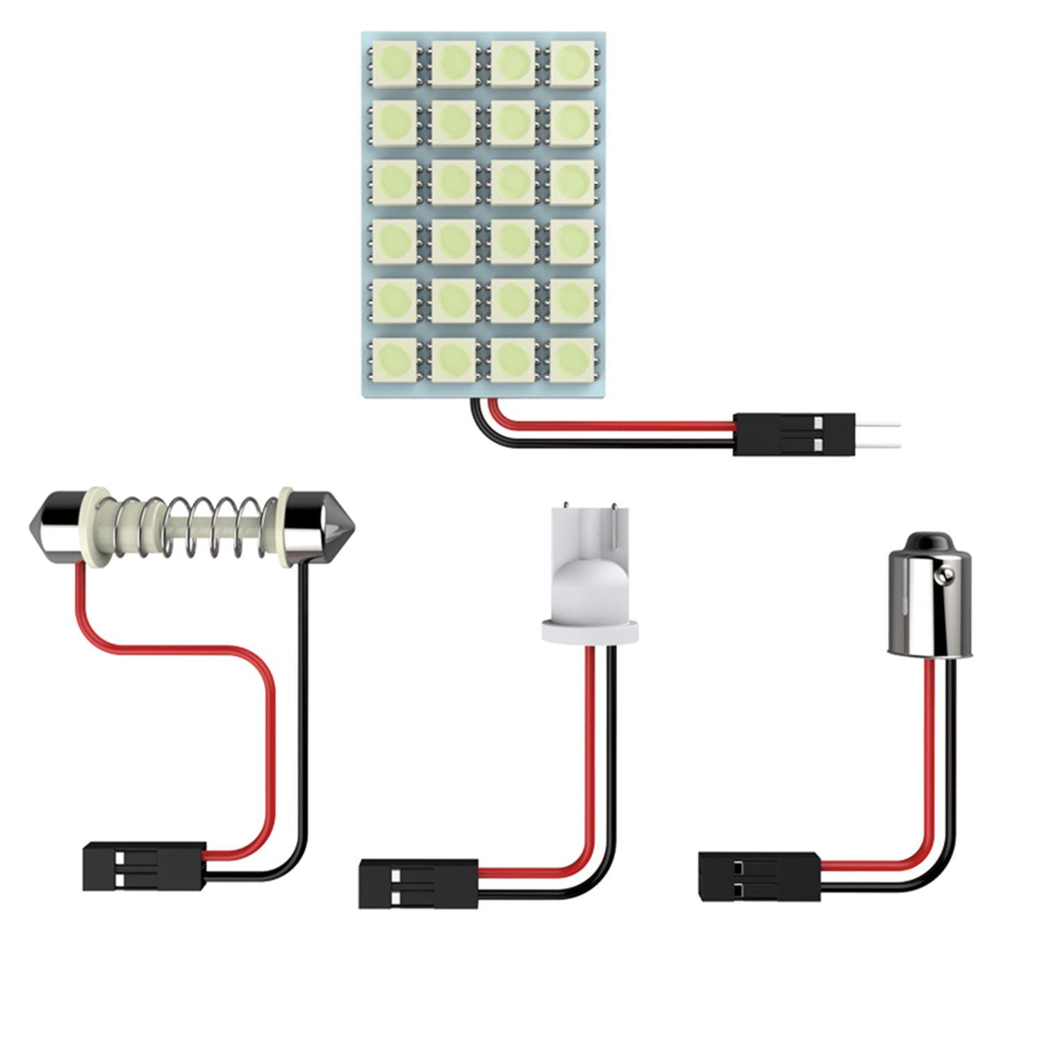Universal SMD 24PC LED Panel Dome Light