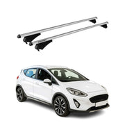 2017-2019 Ford Fiesta Active Roof Rack Cross Bars Silver