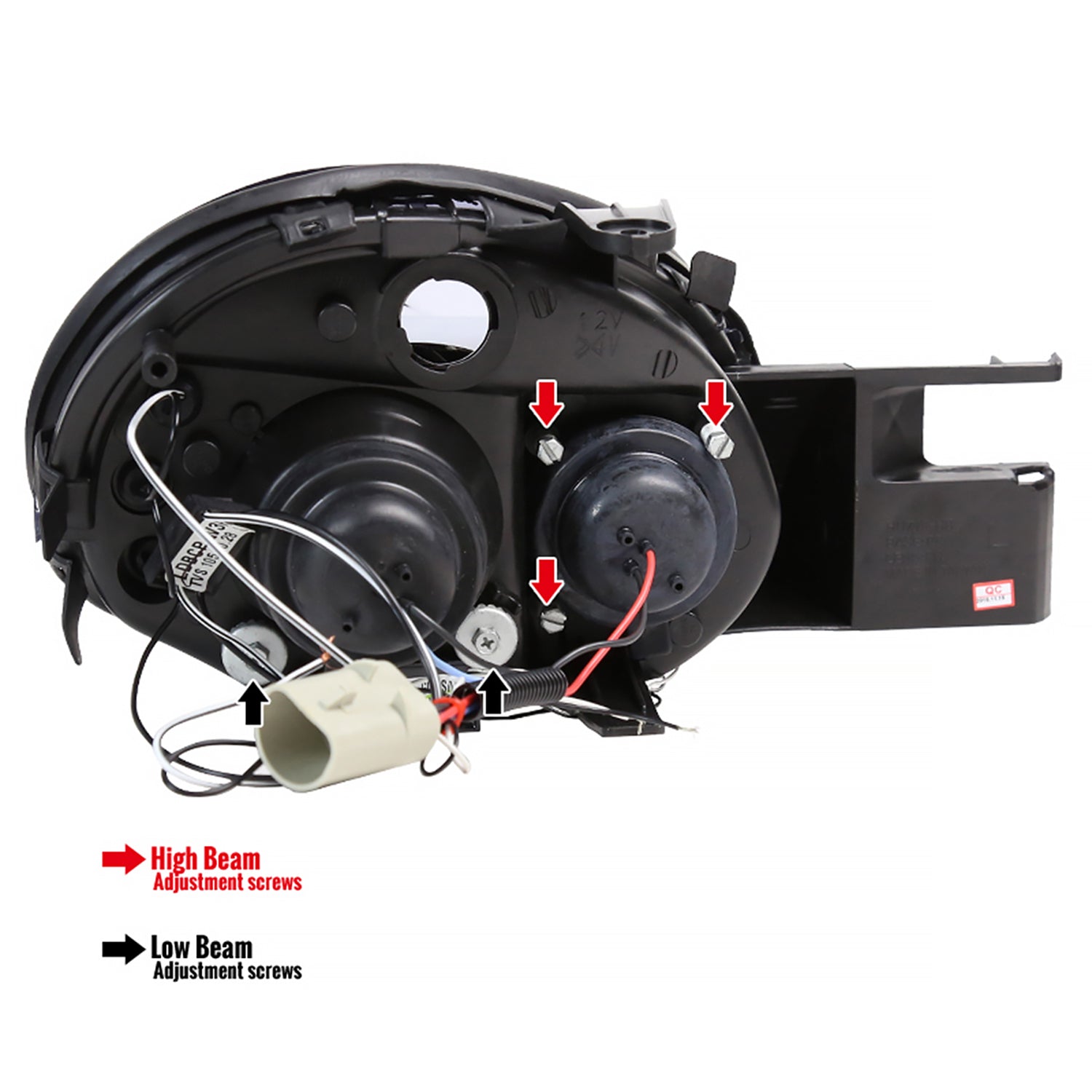 2003-2005 Dodge Neon Dual Halo Projector Headlights Chrome/Clear Lens