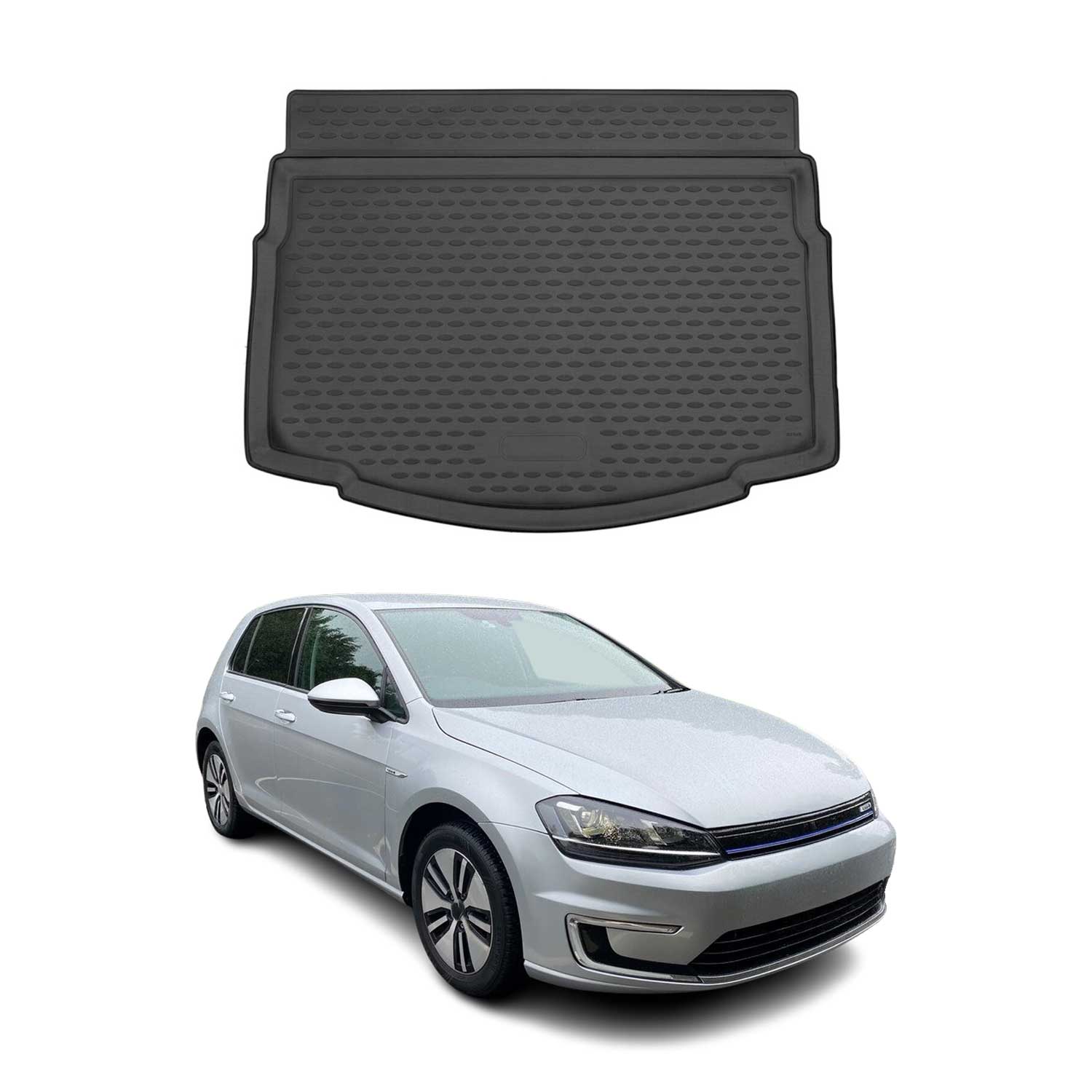 2015-2019 VW e-Golf Cargo Liner Trunk Mat All Weather Black