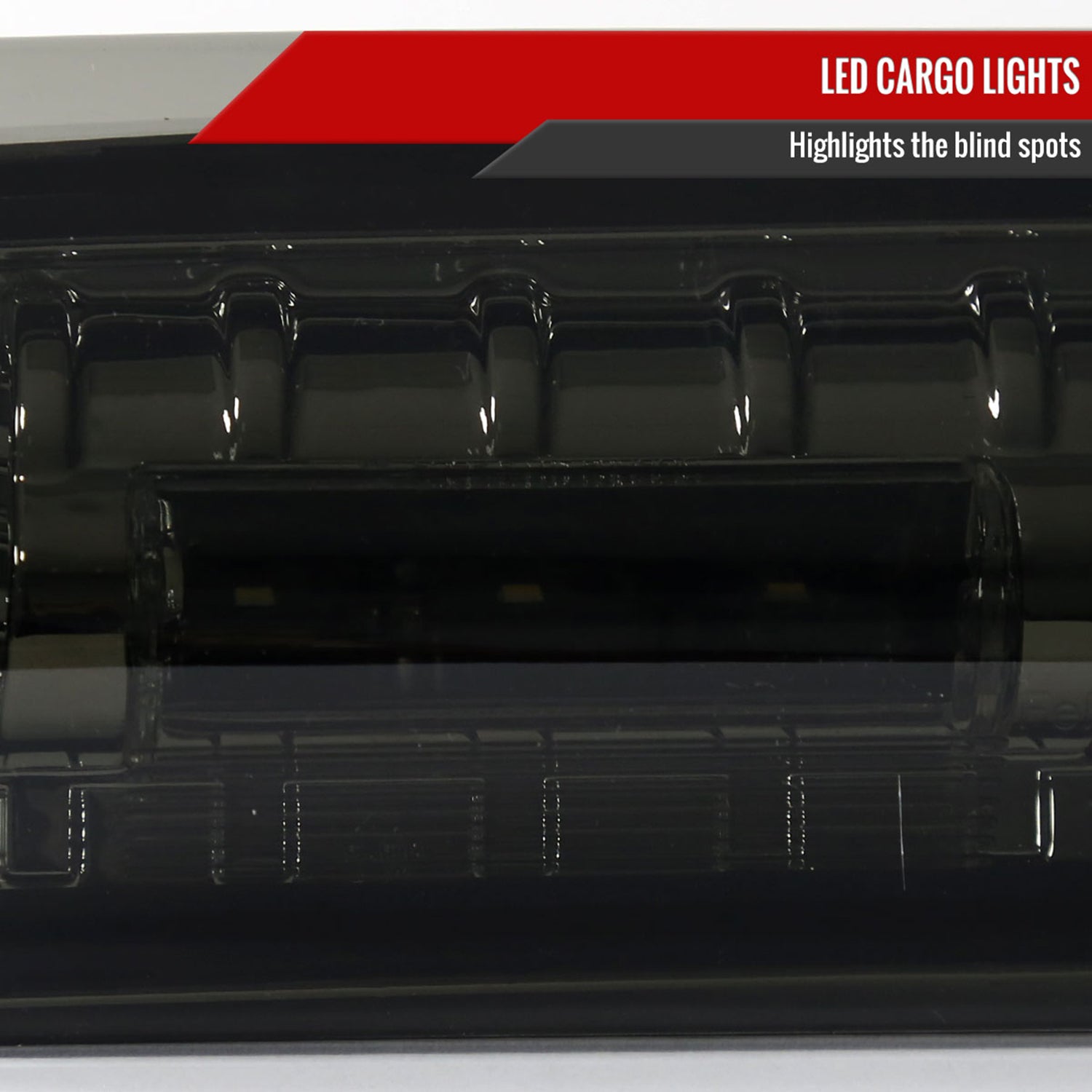 2009-2013 Dodge RAM SMD LED 3rd Brake Light Chrome Housing/Smoke Lens