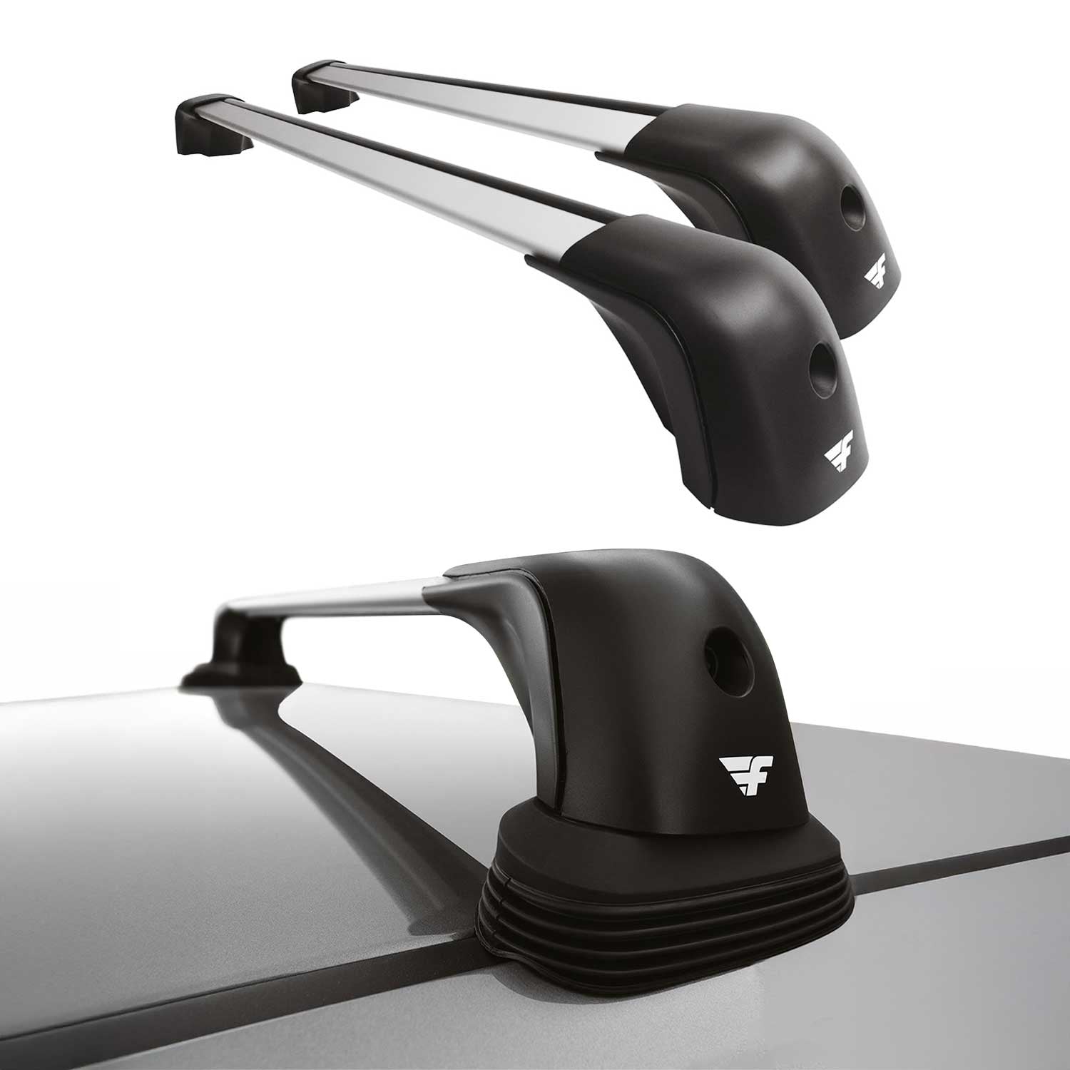 2005-2011 BMW 1 Series E81 E82 E87 Roof Racks Cross Bars Silver