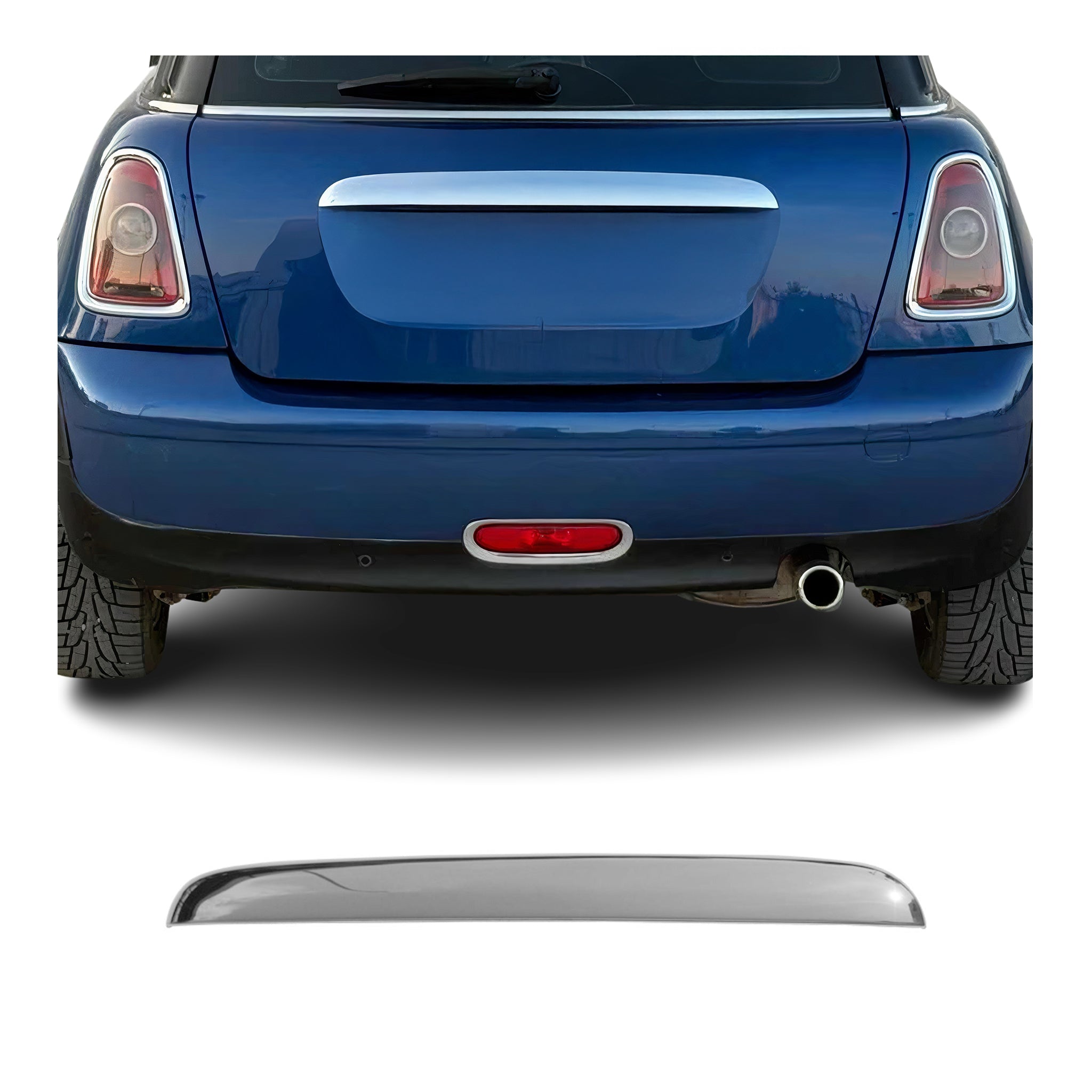2007-2013 Mini Cooper R56 3Door Trunk Door Handle Cover Stainless Steel