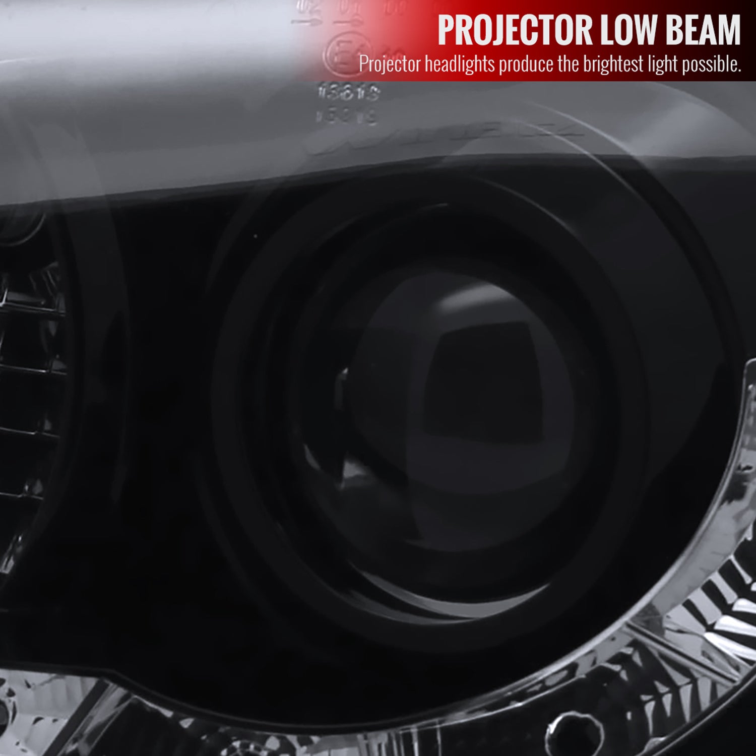 1999-2006 VW Golf Mk4 GTI/R32 Cabrio Projector Headlights R8 LED Light Smoke