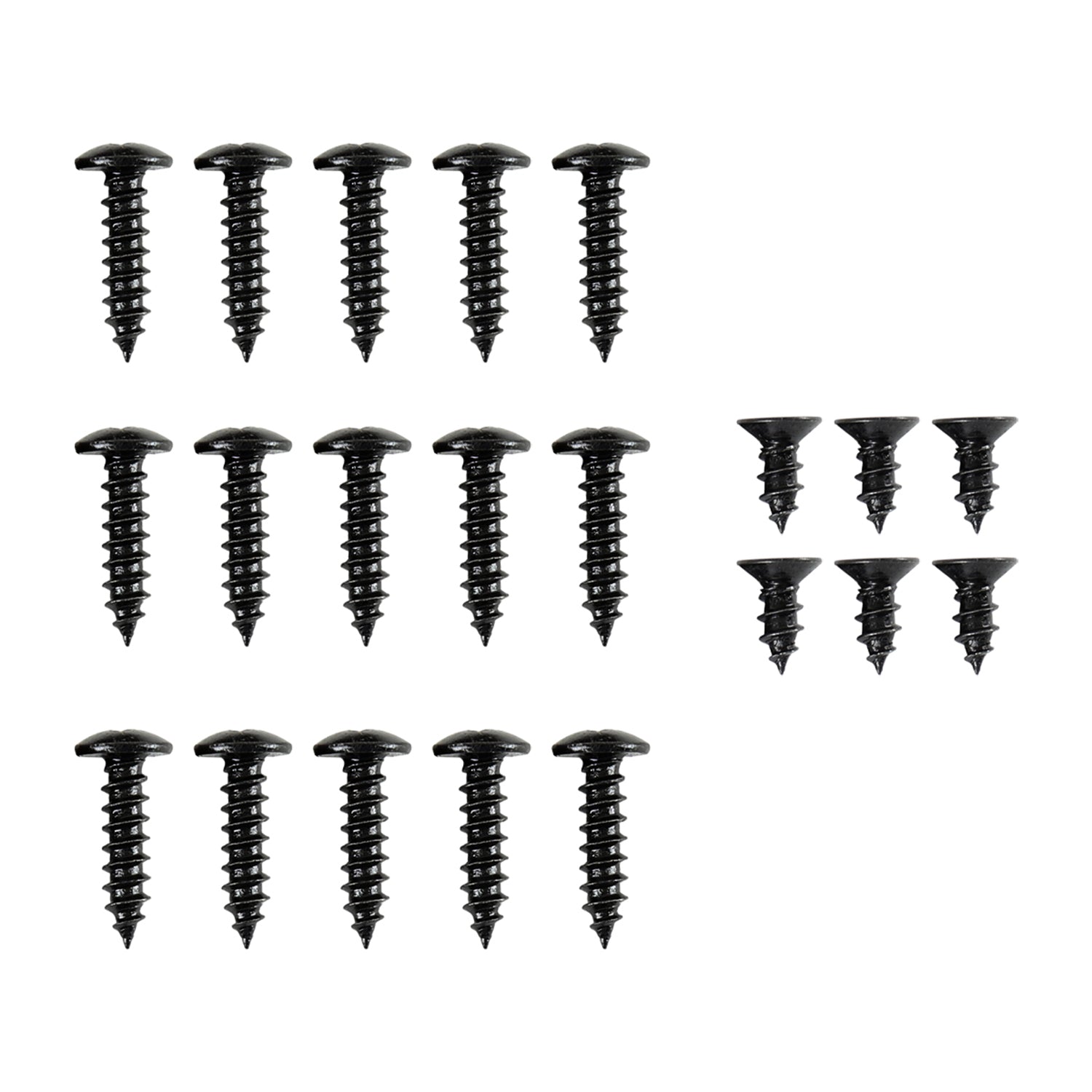 2015-2018 Cadillac ATS Matte Black Polypropylene 3Pcs Front Bumper Lip Set