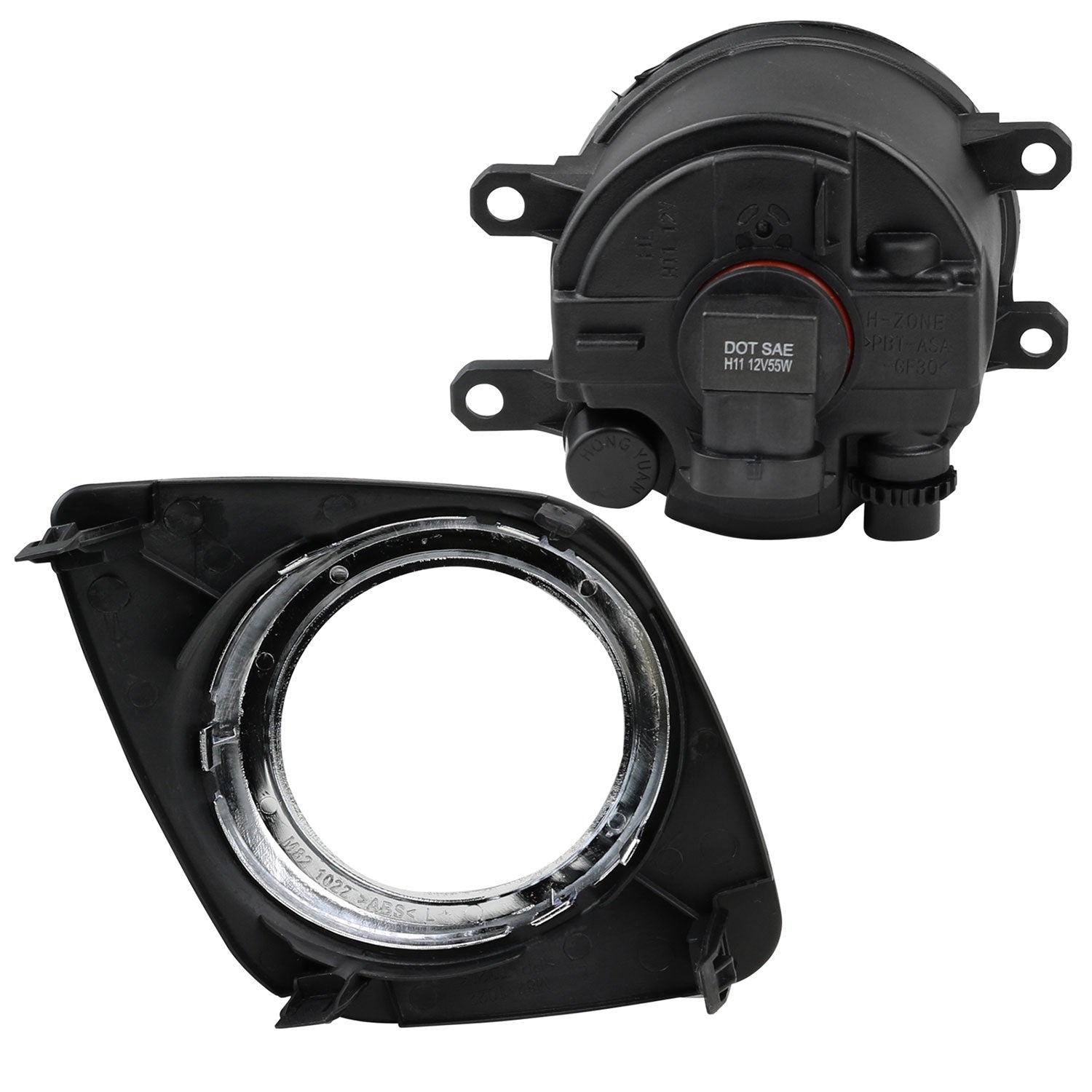 2009-2012 Toyota RAV4 H11 Fog Lights Kit Chrome Housing/Clear Lens