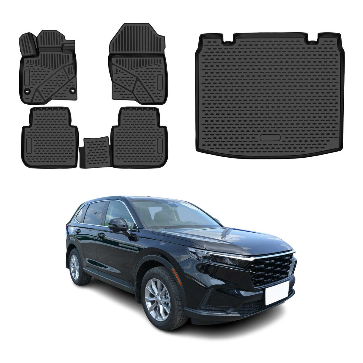 OMAC Floor Mats & Cargo Liners for Honda CR-V VI 2023-2026 upper OMAC Floor