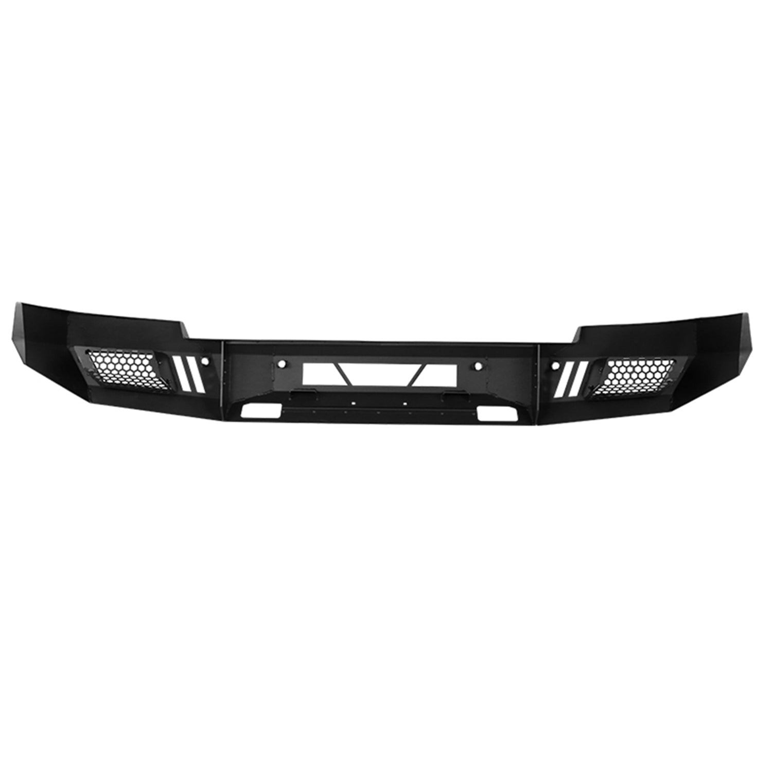 2014-2015 Chevy Silverado 1500 Heavy Duty Steel Front Bumper LED Light Ports