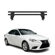 2014-2024 Lexus IS Roof Rack Cross Bars Black