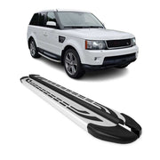 2006-2013 Land Rover Range Rover Sport Running Boards Side Steps Silver