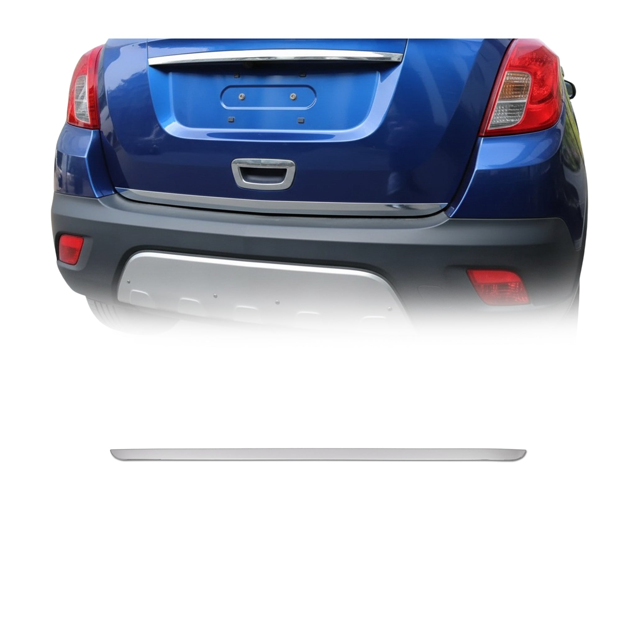 2013-2016 Buick Encore Rear Trunk Molding Trim Stainless Steel Silver 1Pc