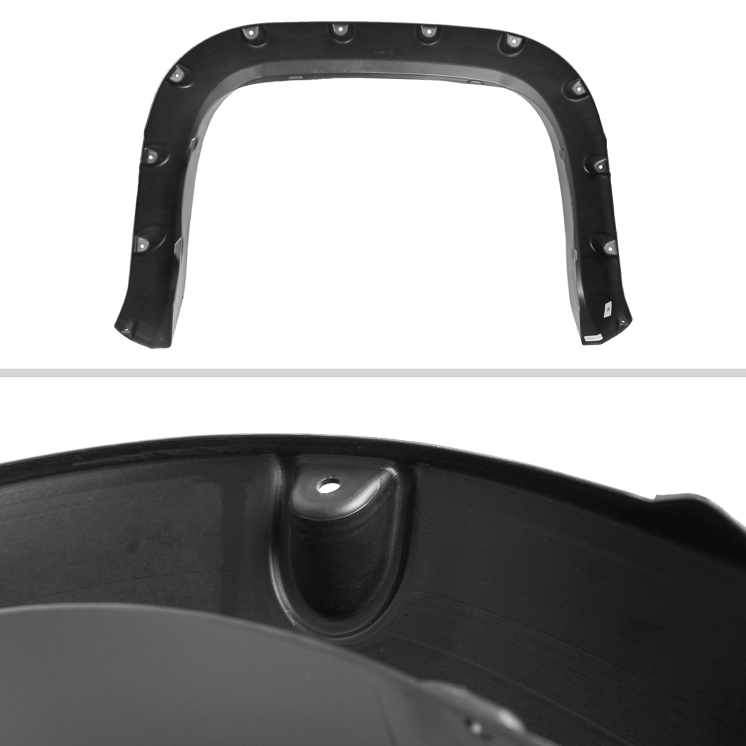 1994-2001 Dodge RAM 1500 2500 3500 Smooth Rivet Style Fender Flares