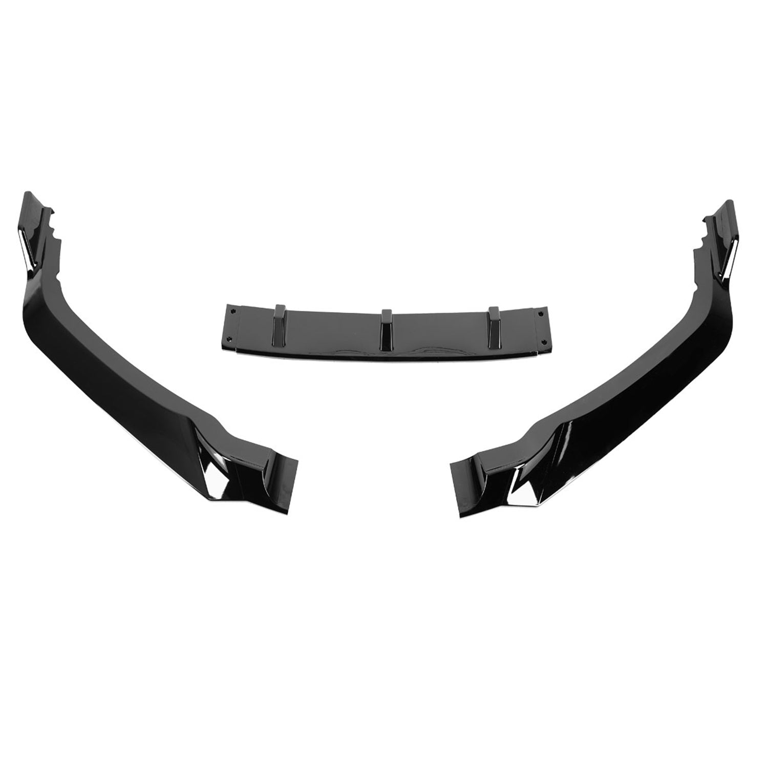 2018-2020 Honda Odyssey Glossy Black 3Pcs Front Bumper Lip Splitter Kit