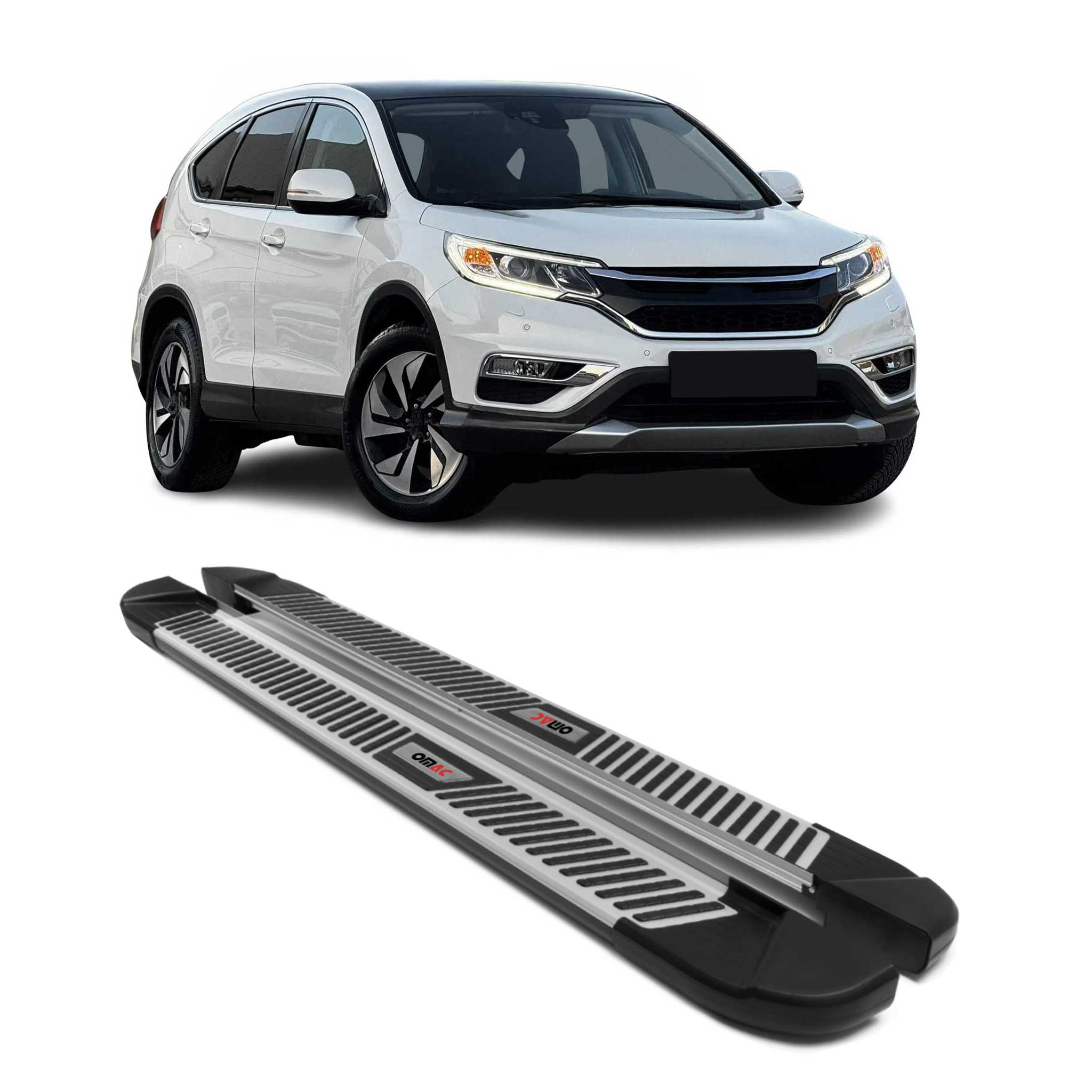 2007-2016 2007-2011 Honda CR-V Nerf Bar Side Step Running Boards Alu 2x