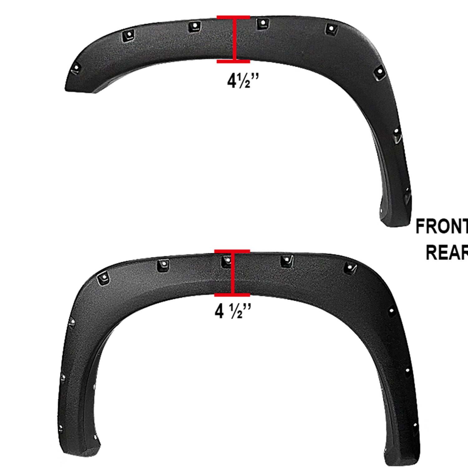 2002-2008 Dodge RAM 1500/ 2003-2009 RAM 2500 3500 Fender Flares
