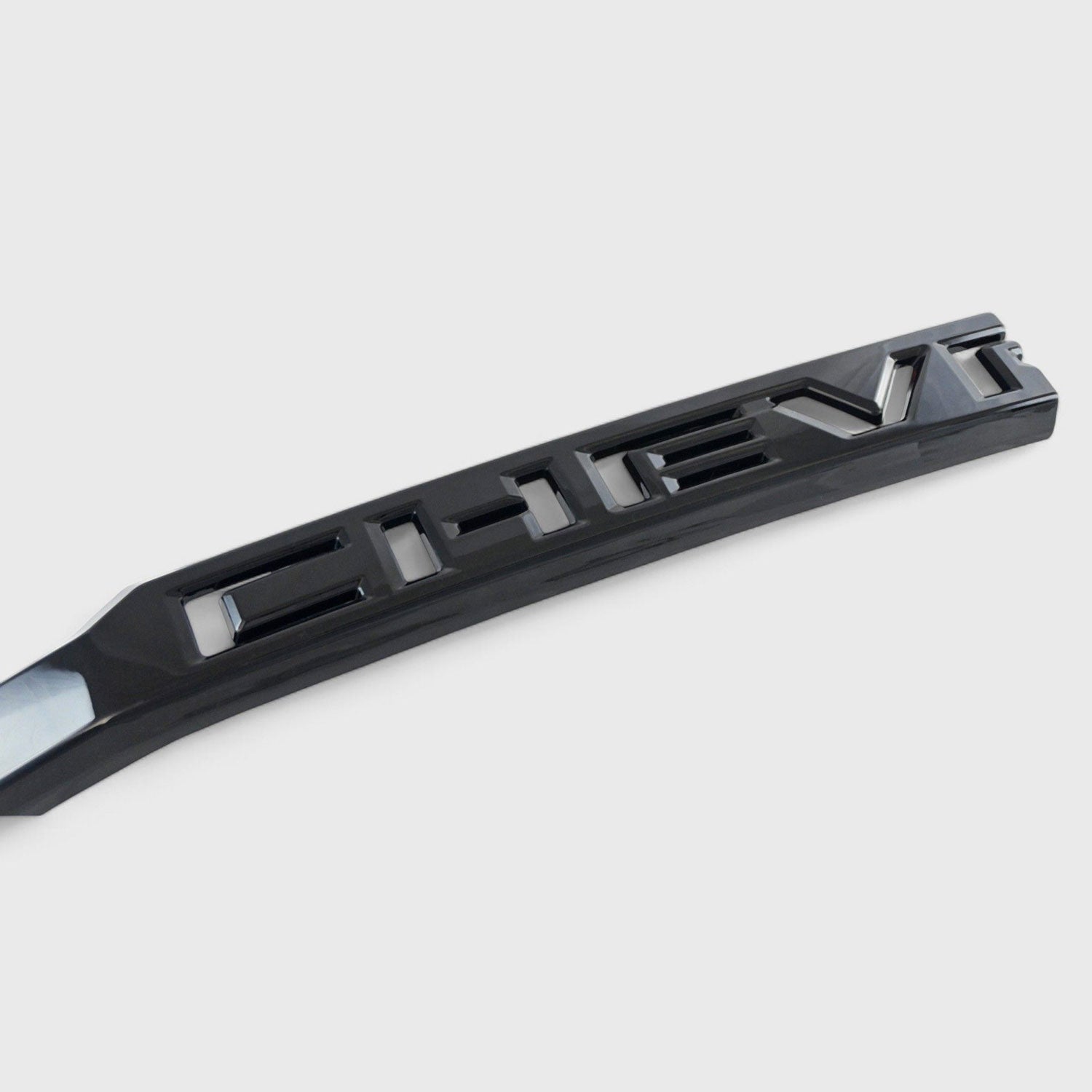 2019-2021 Chevrolet Silverado 1500 Grille Overlay Gloss Black 1Pcs ABS Plastic