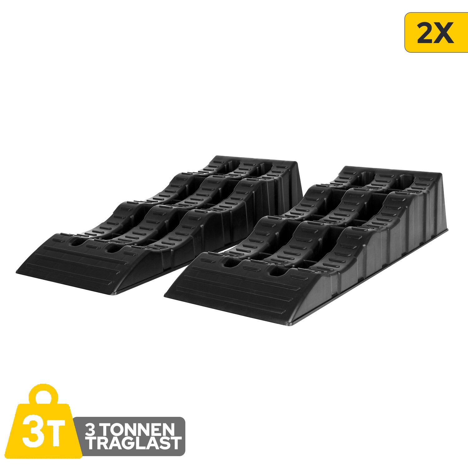 Multi-Level Ramps RV Trailer Camper Car Wheel Chocks / Stabilizer 2 pcs