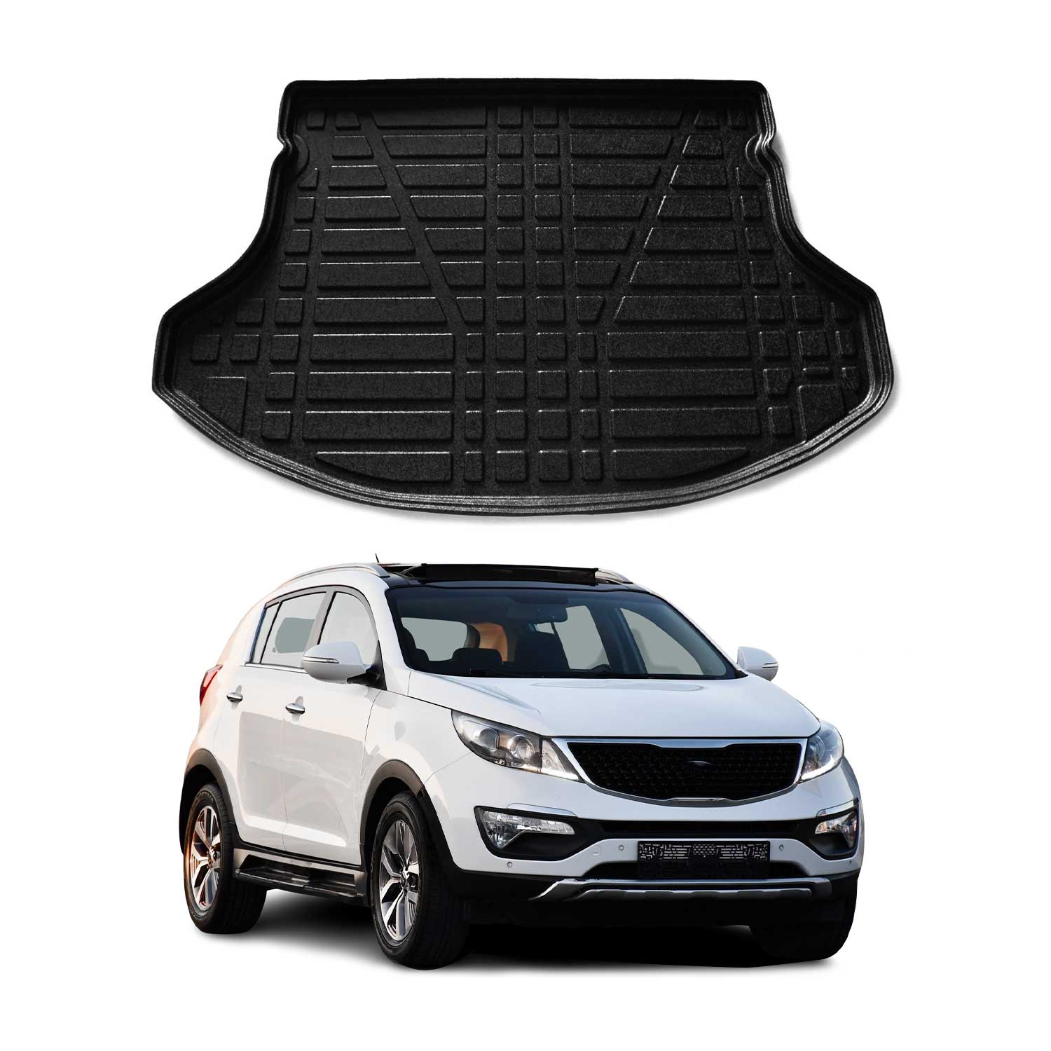 2011-2016 Kia Sportage Cargo Liner Trunk Mat All Weather Black