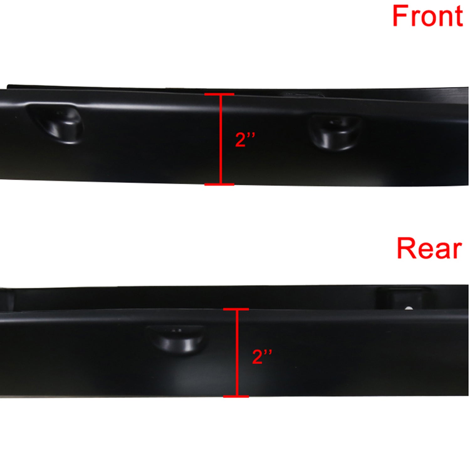 2012-2015 Toyota Tacoma Fleetside 6" Long Bed Rivet Style Fender Flares