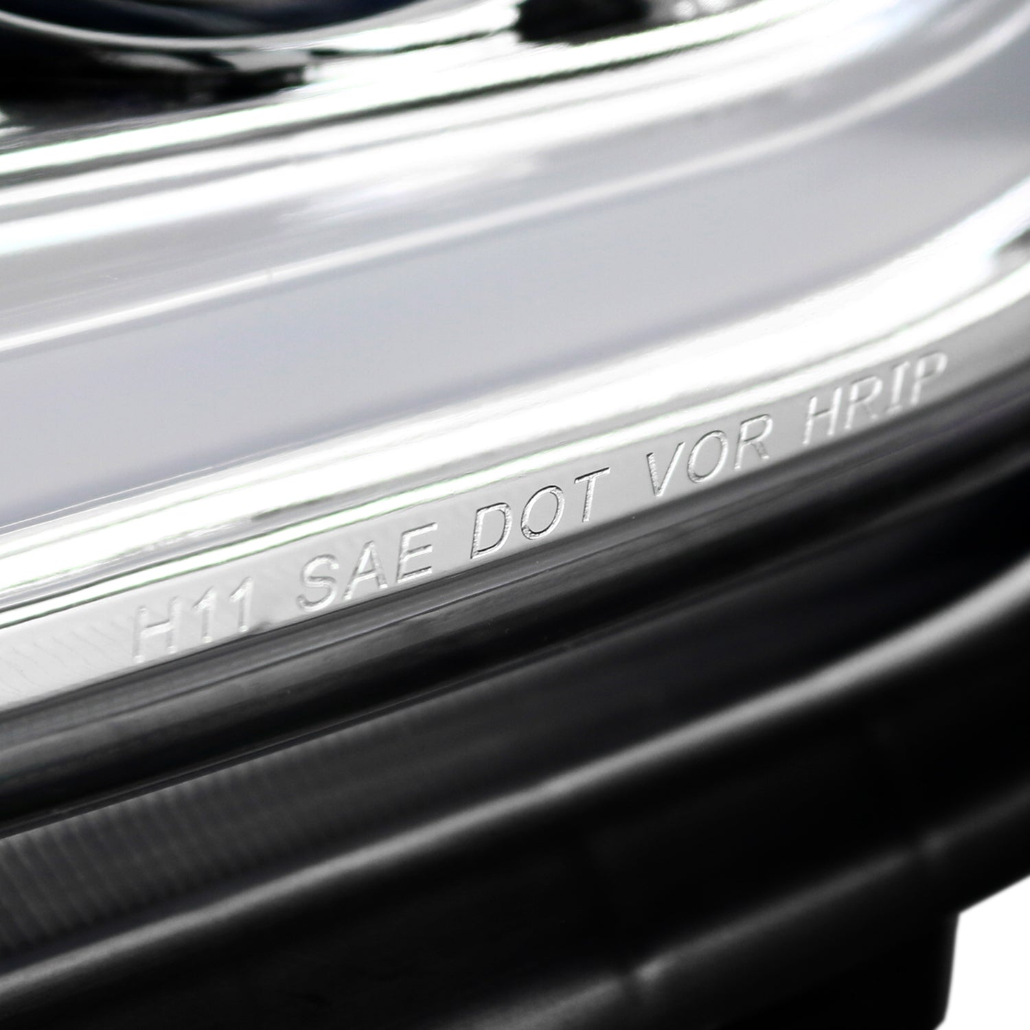 2010-2013 Chevy Camaro LED Bar Projector Headlights Chrome/Clear Lens