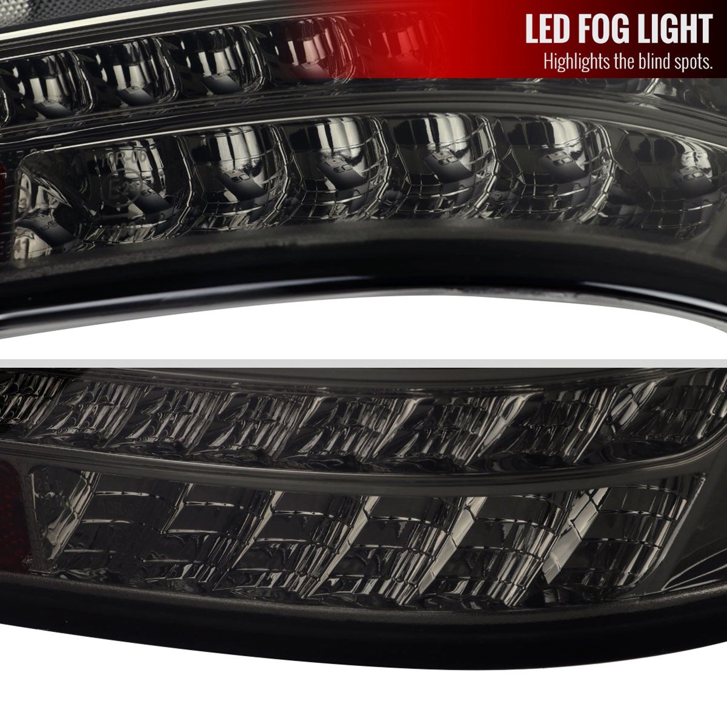 2001-2004 Mercedes Benz W203 C-Class Turn Signal LED Tail Lights Chrome/Smoke